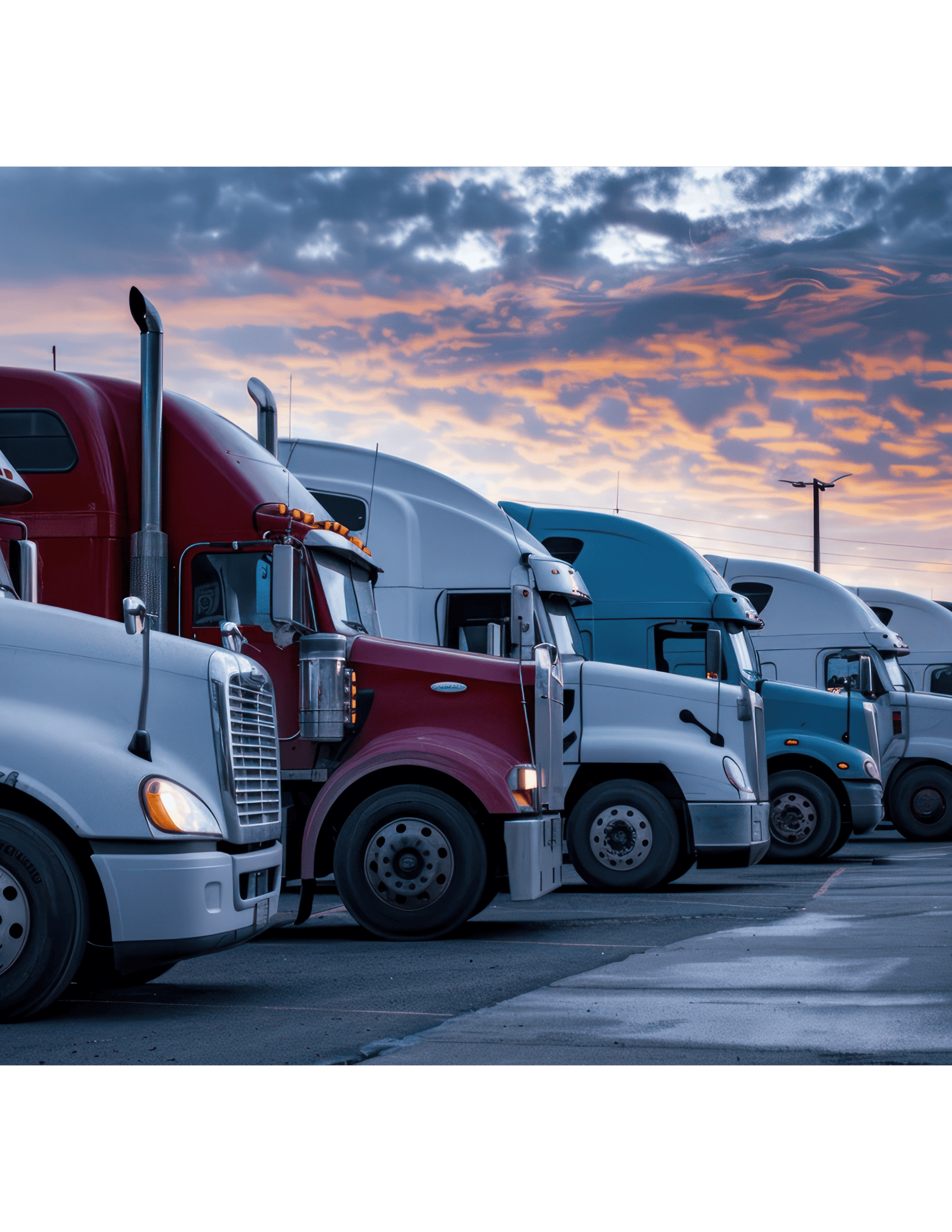 white freight truck on road during daytime