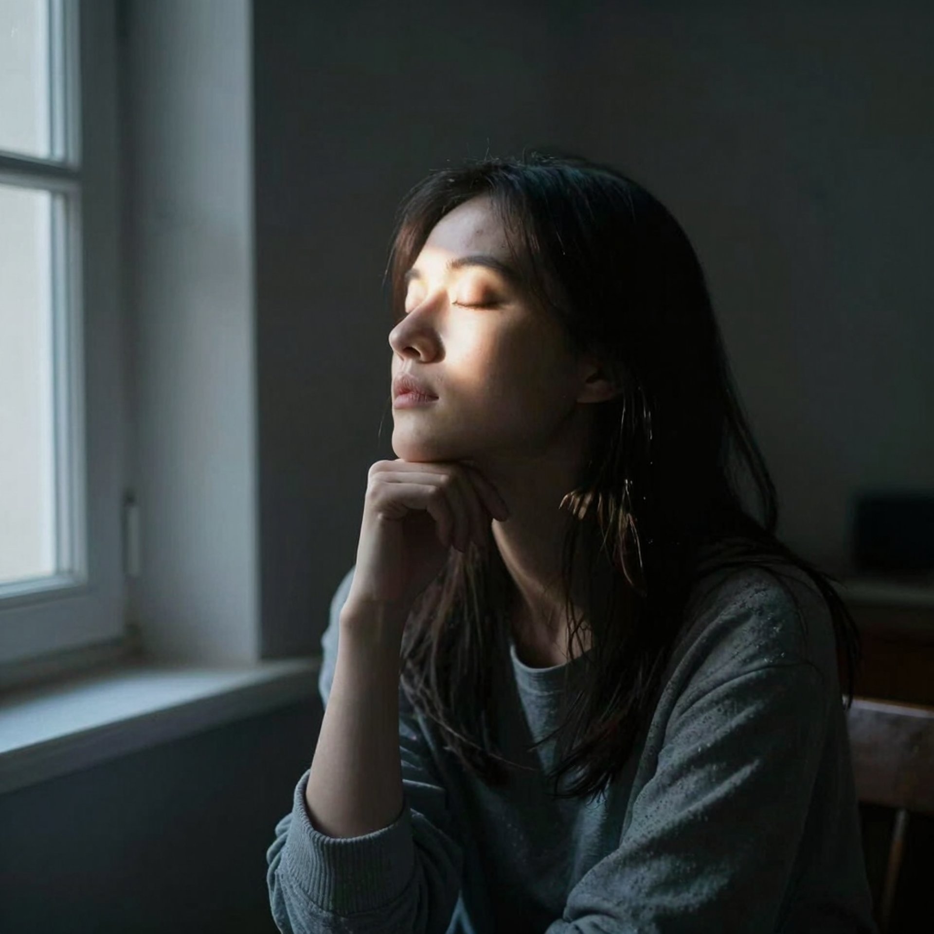 silhouette of three person standing on mountain