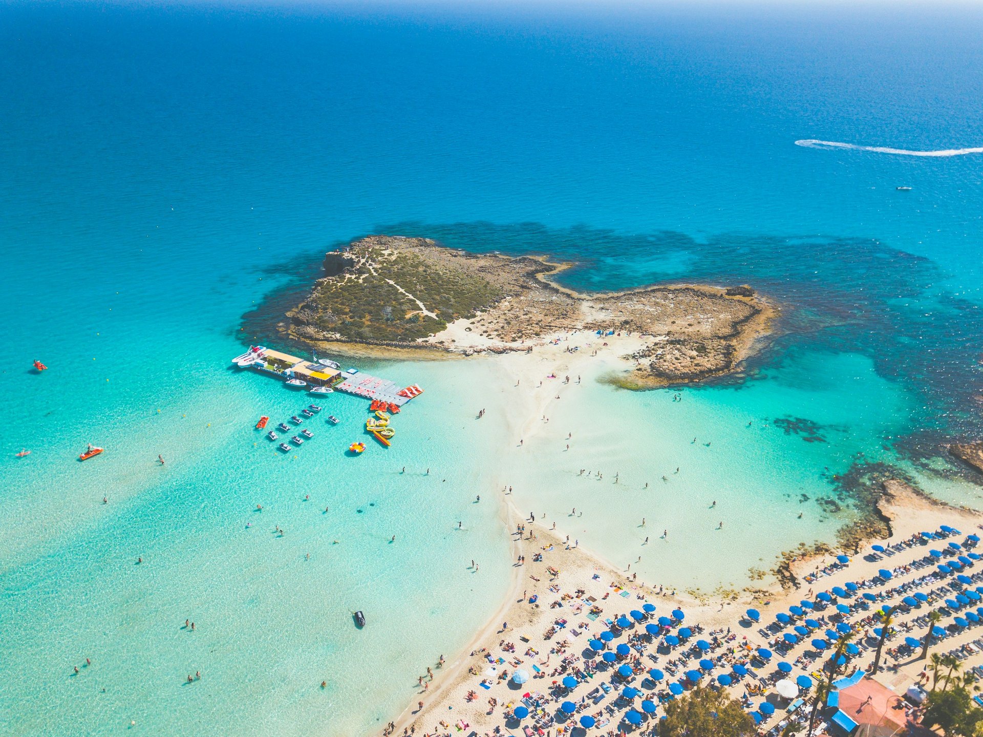 bird's eye view of seashore