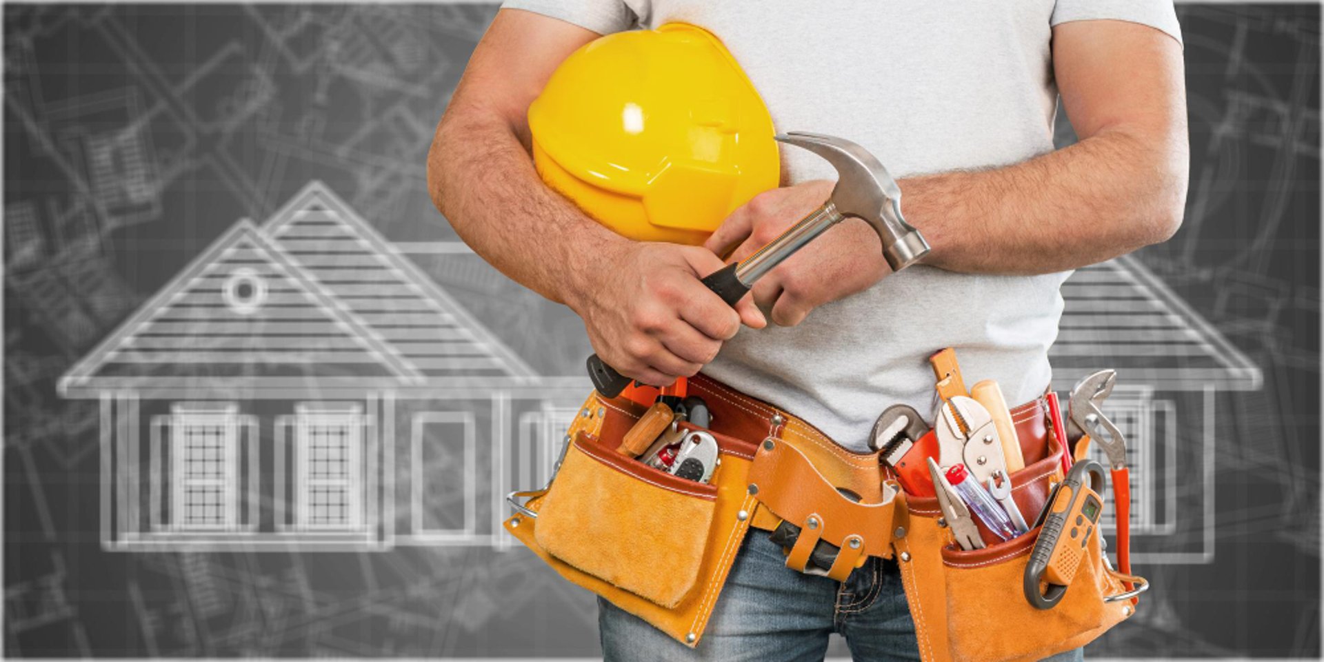 a bunch of tools are hanging on a wall