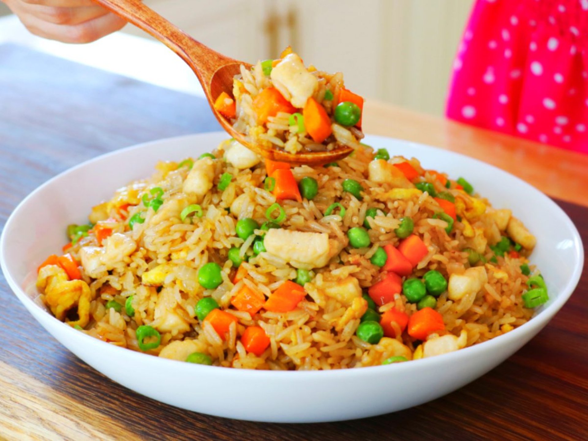 a plate of food