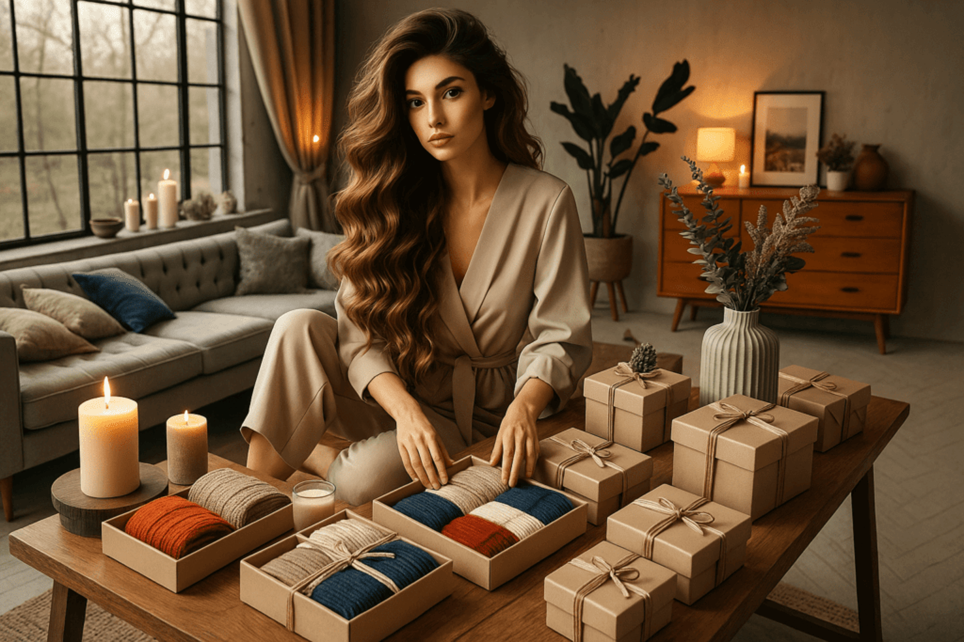 white and red flowers on white wooden chair