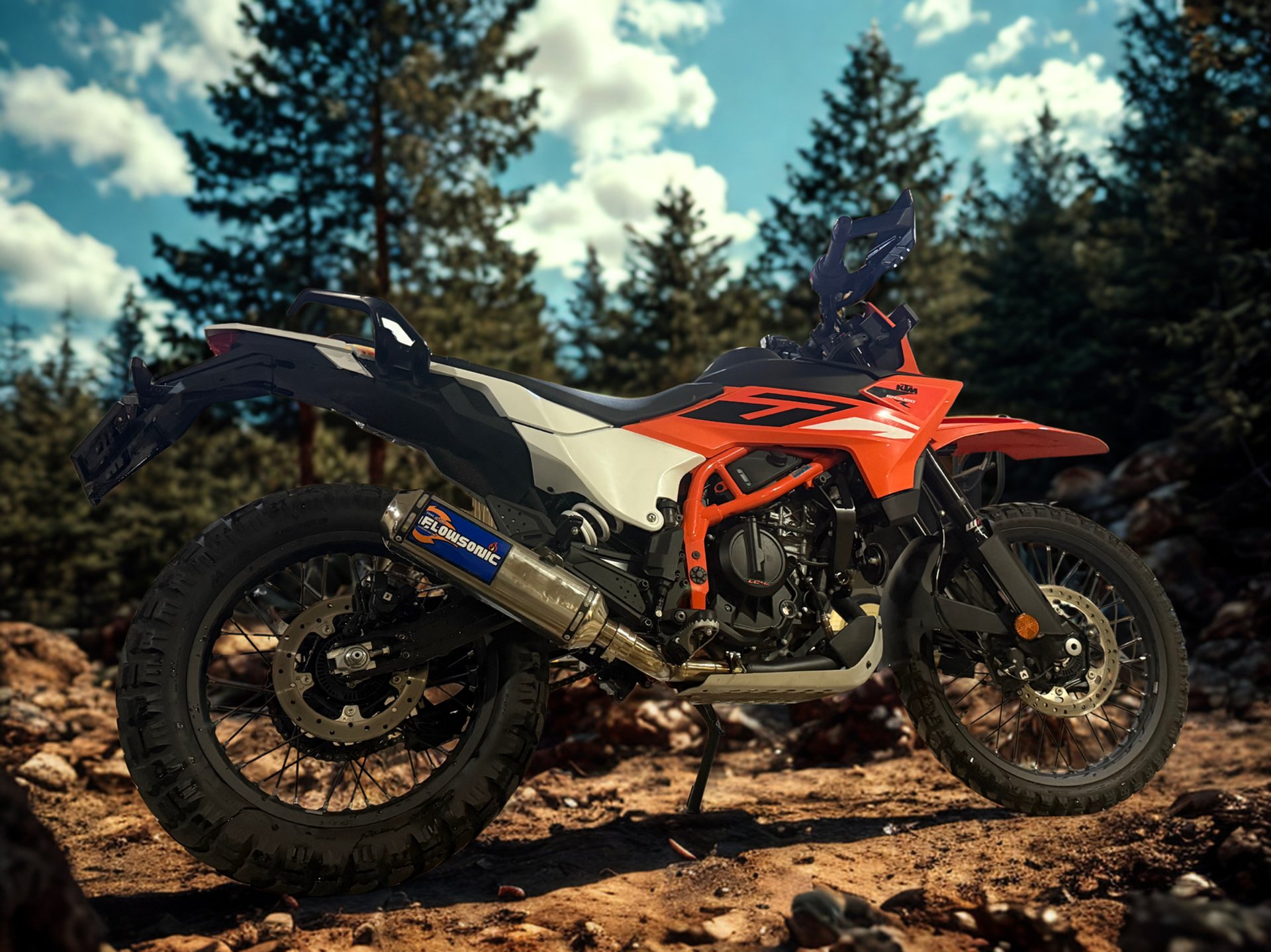 an abstract photo of a curved building with a blue sky in the background