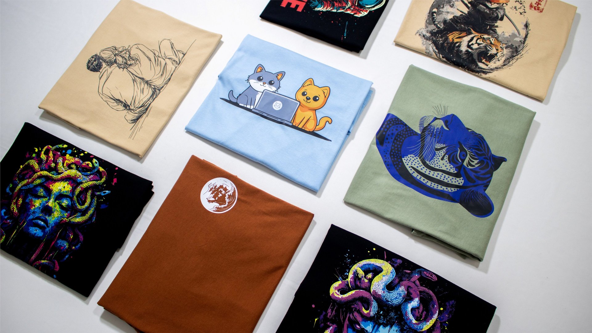 an abstract photo of a curved building with a blue sky in the background