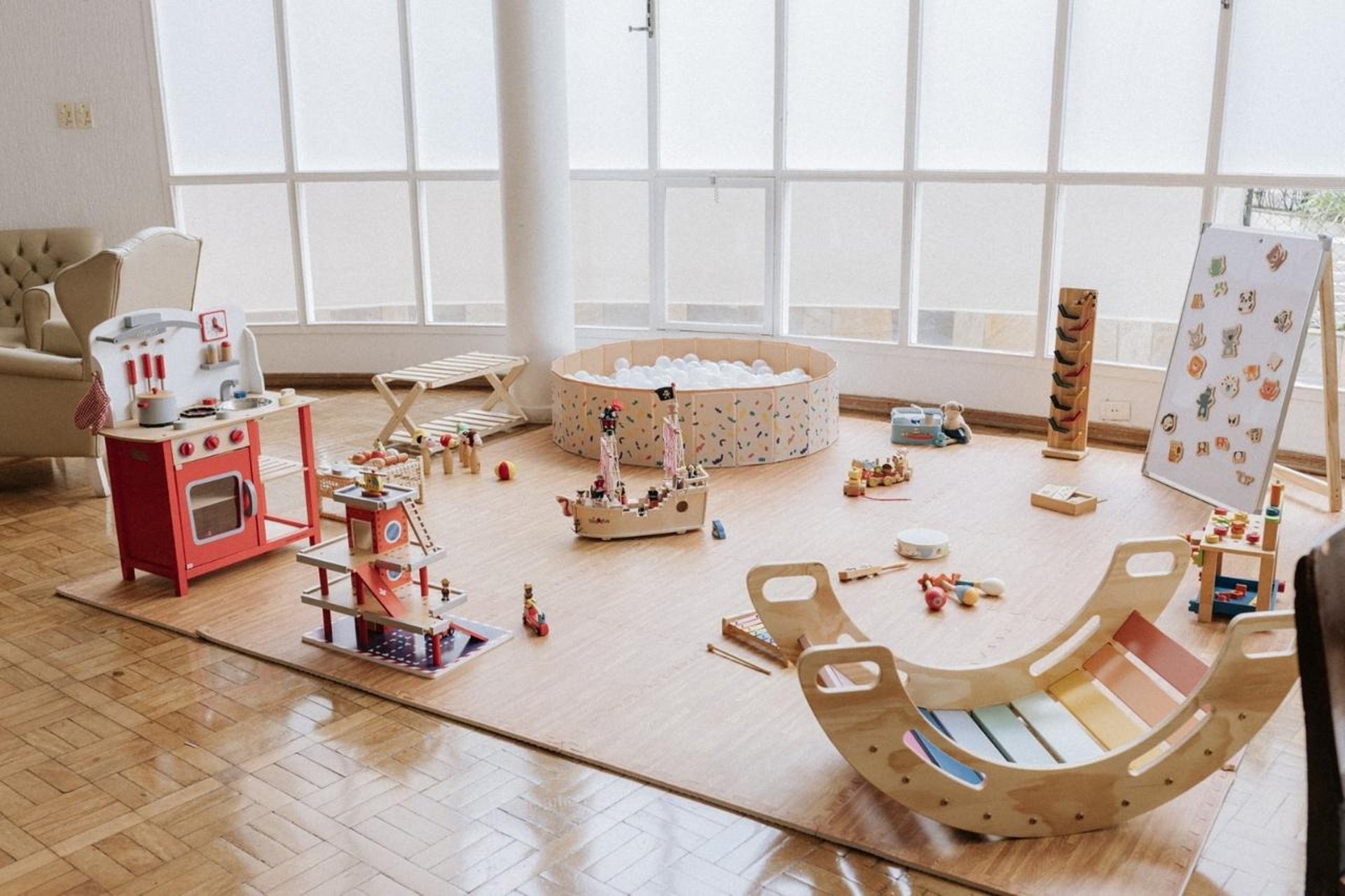 black and brown leather padded tub sofa
