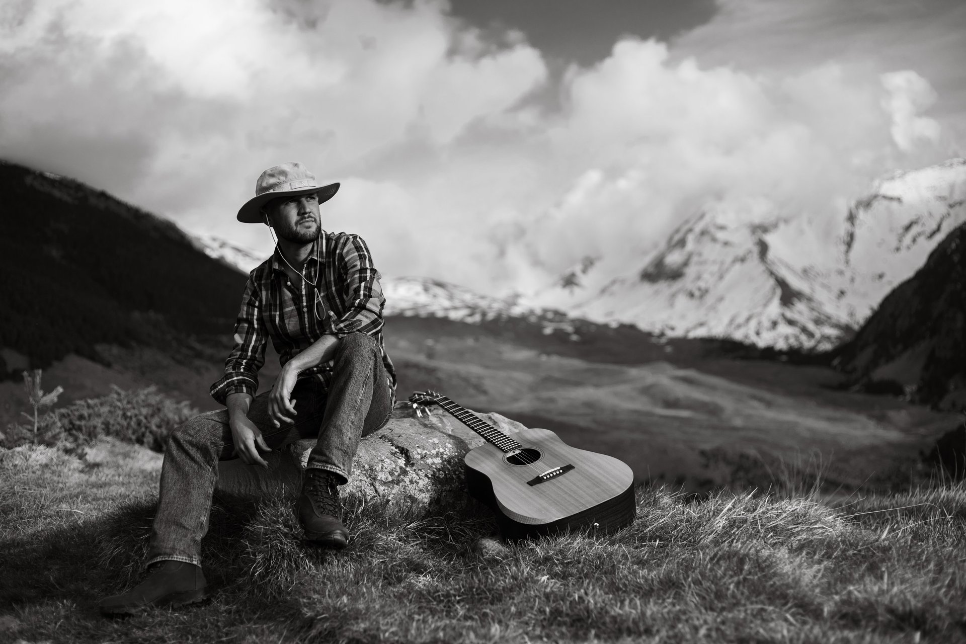 black blue and yellow textile