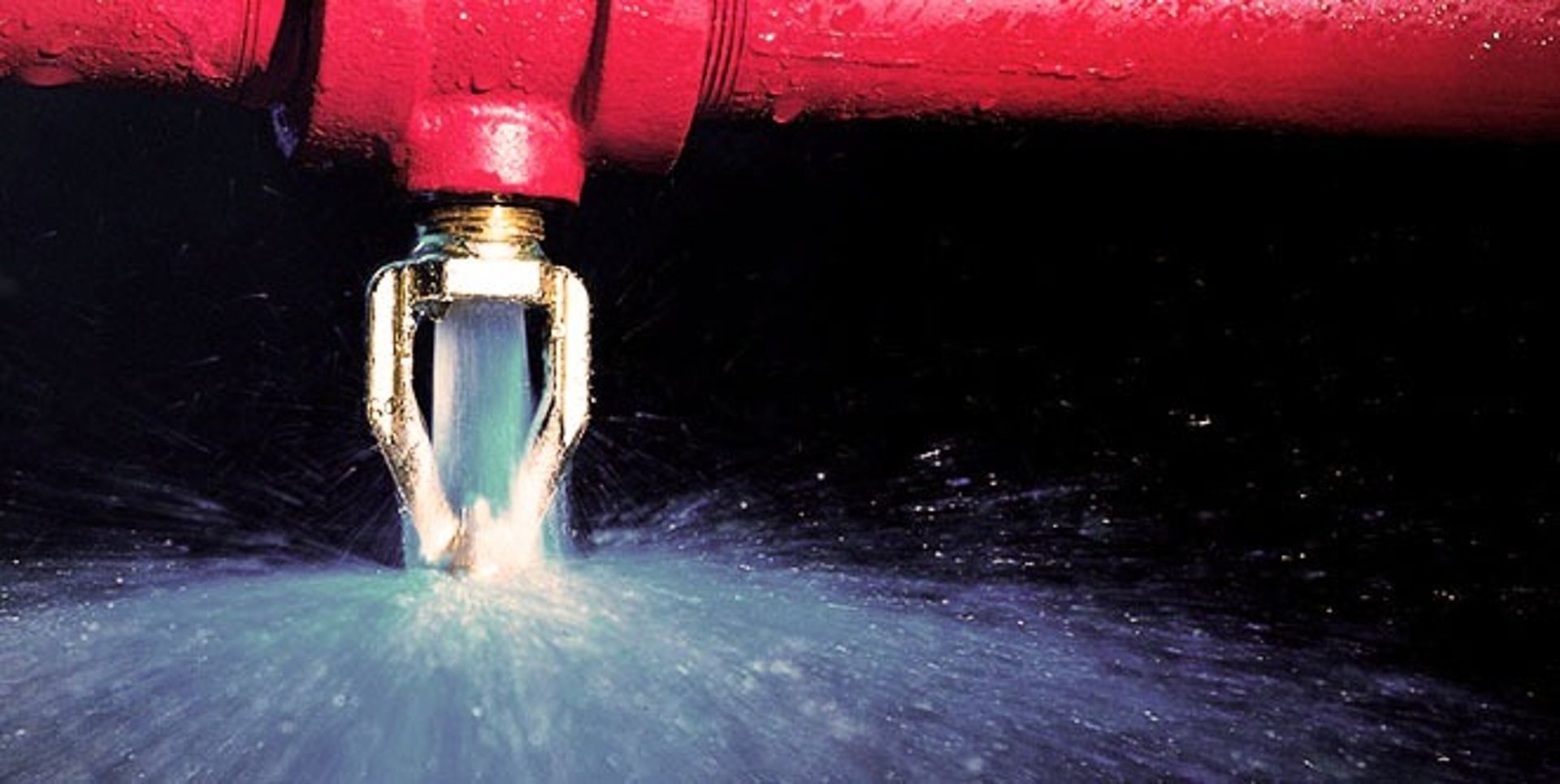 a close up of a red and black fire hydrant