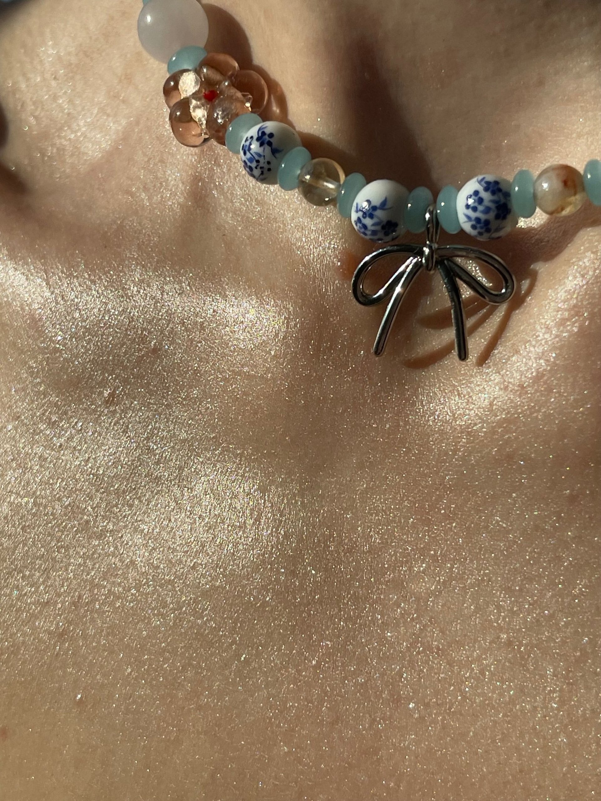 woman holding dried flower