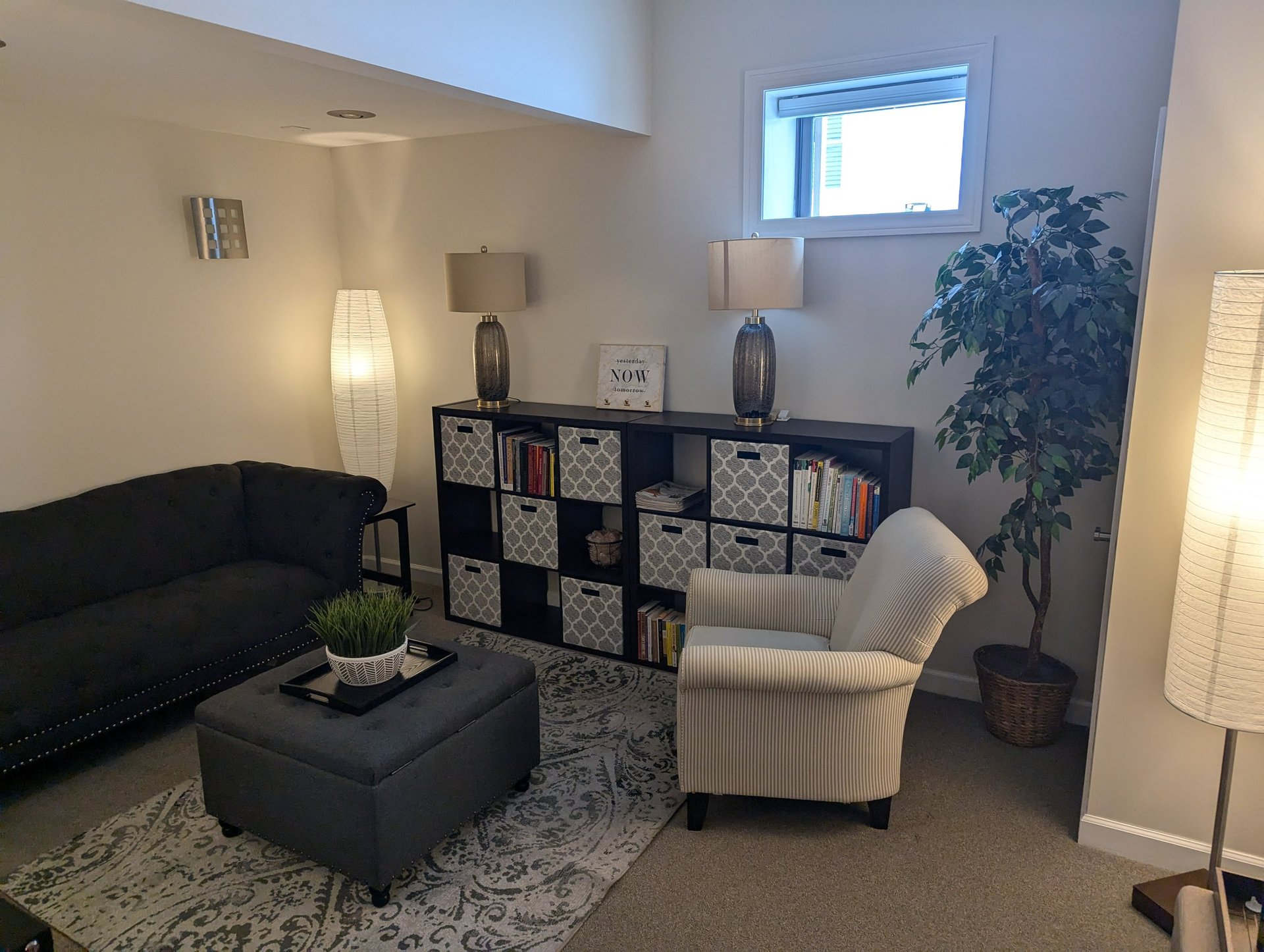 an abstract photo of a curved building with a blue sky in the background