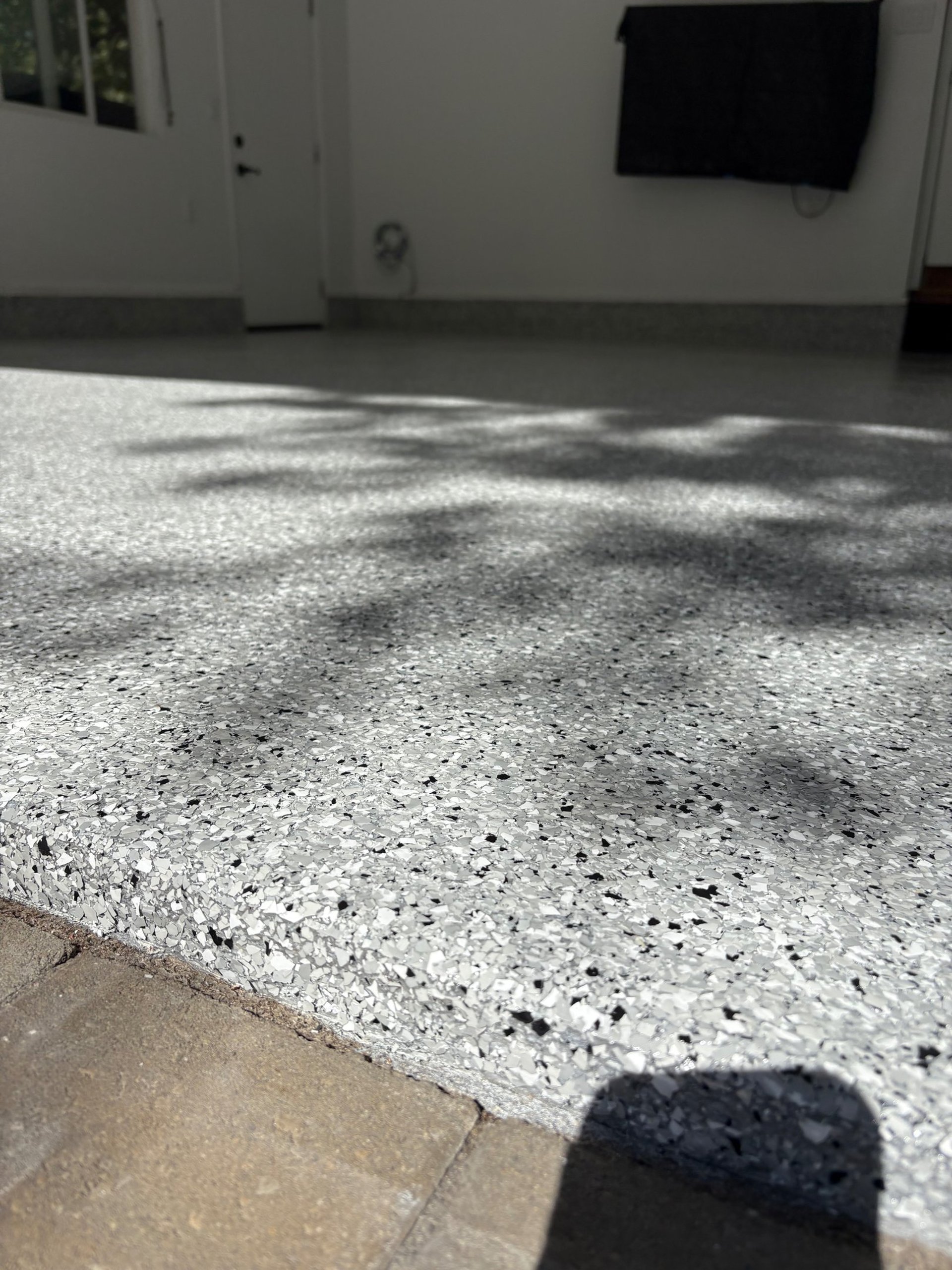 a close up of a grey surface