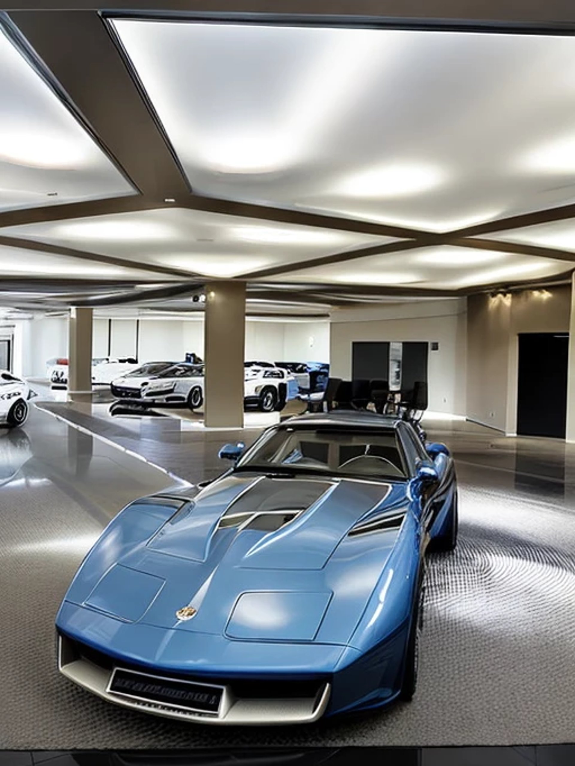 autohaus-lichtdecke - showroom