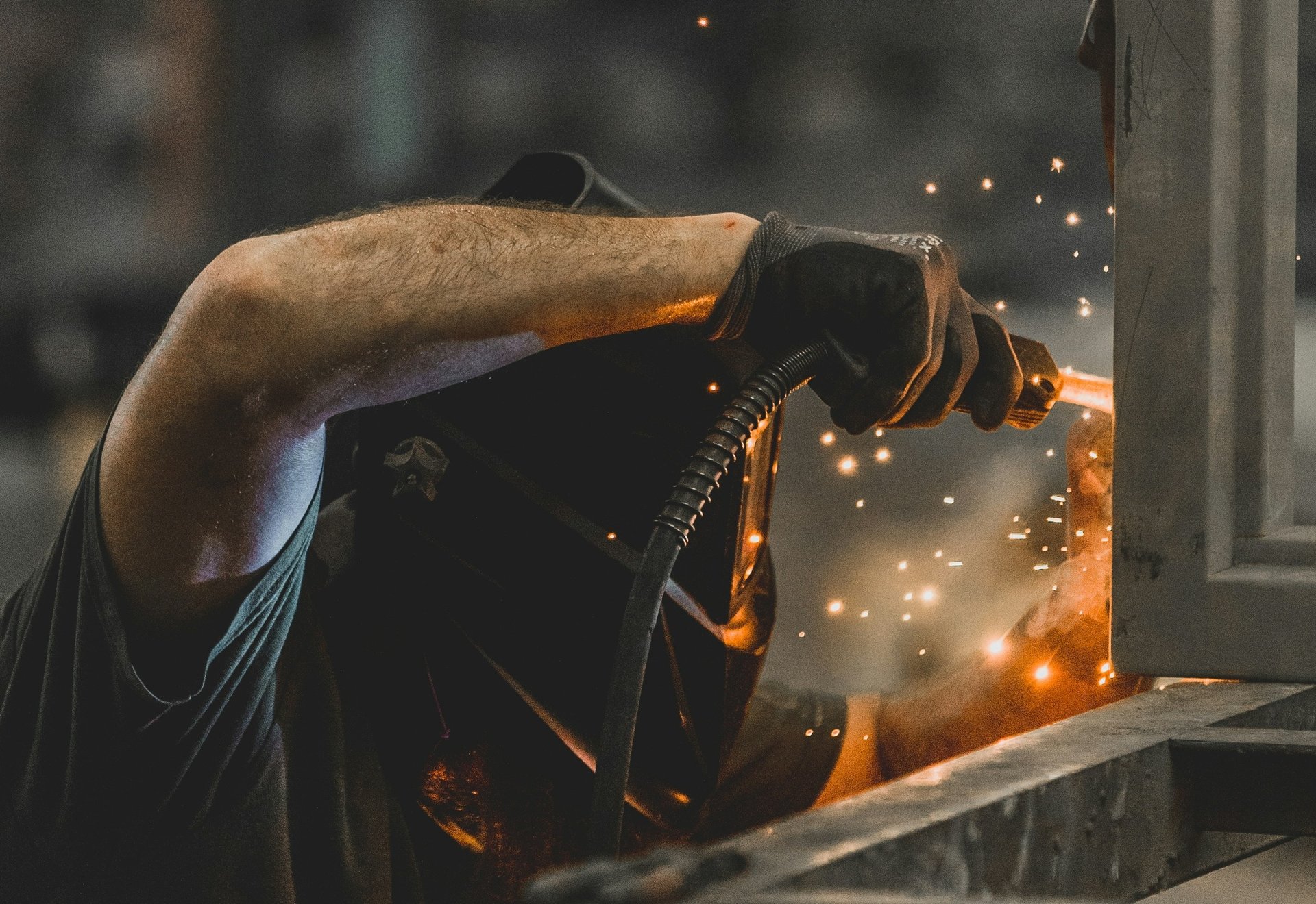 black and brown leather padded tub sofa