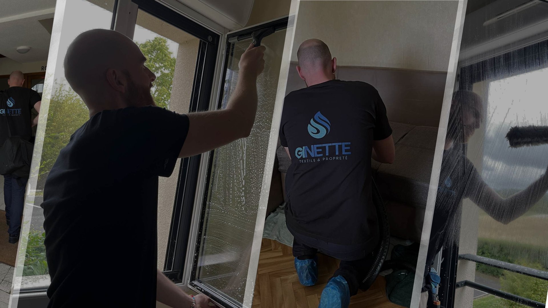 brown wooden table beside gray couch