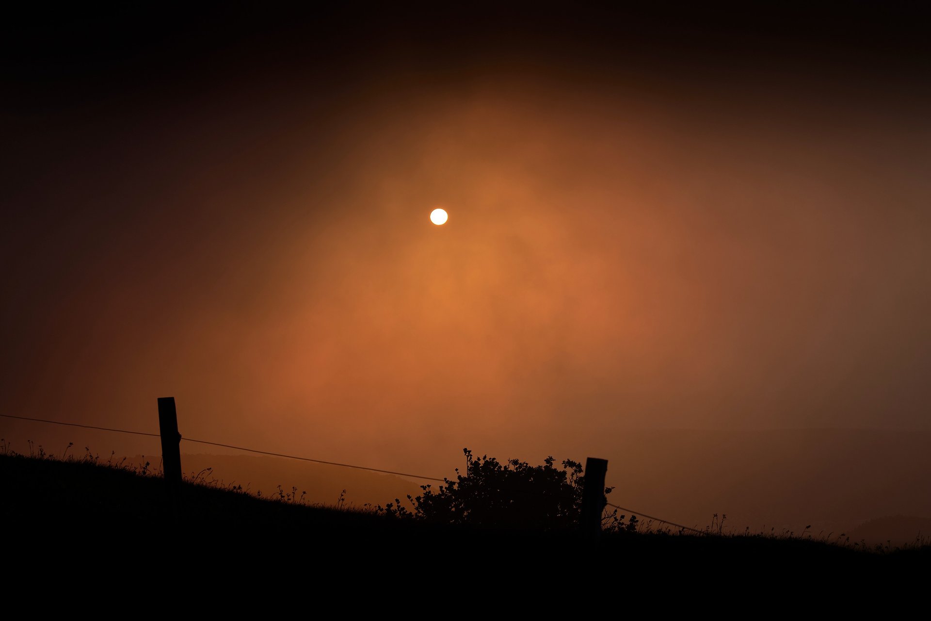 an abstract photo of a curved building with a blue sky in the background