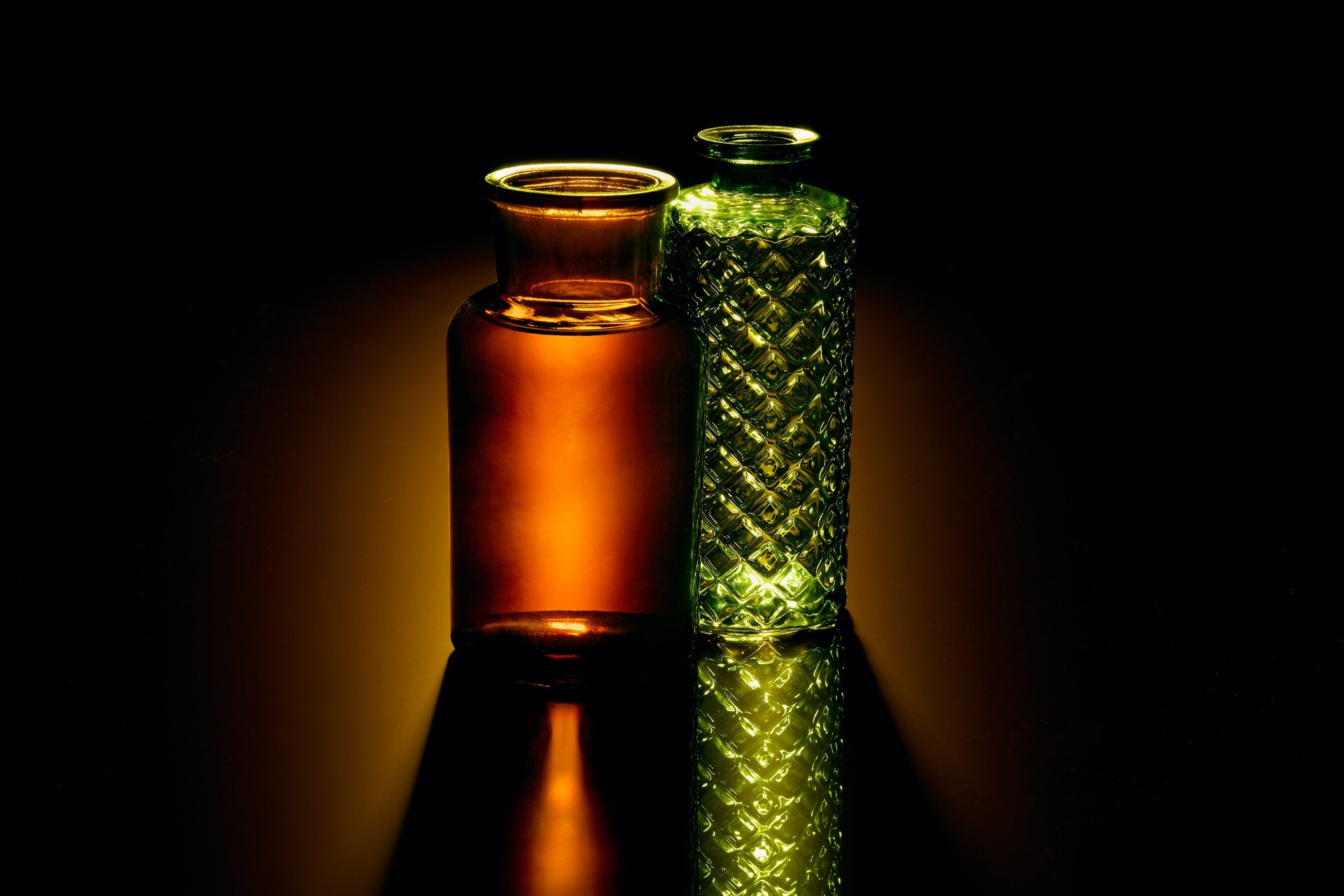 an abstract photo of a curved building with a blue sky in the background