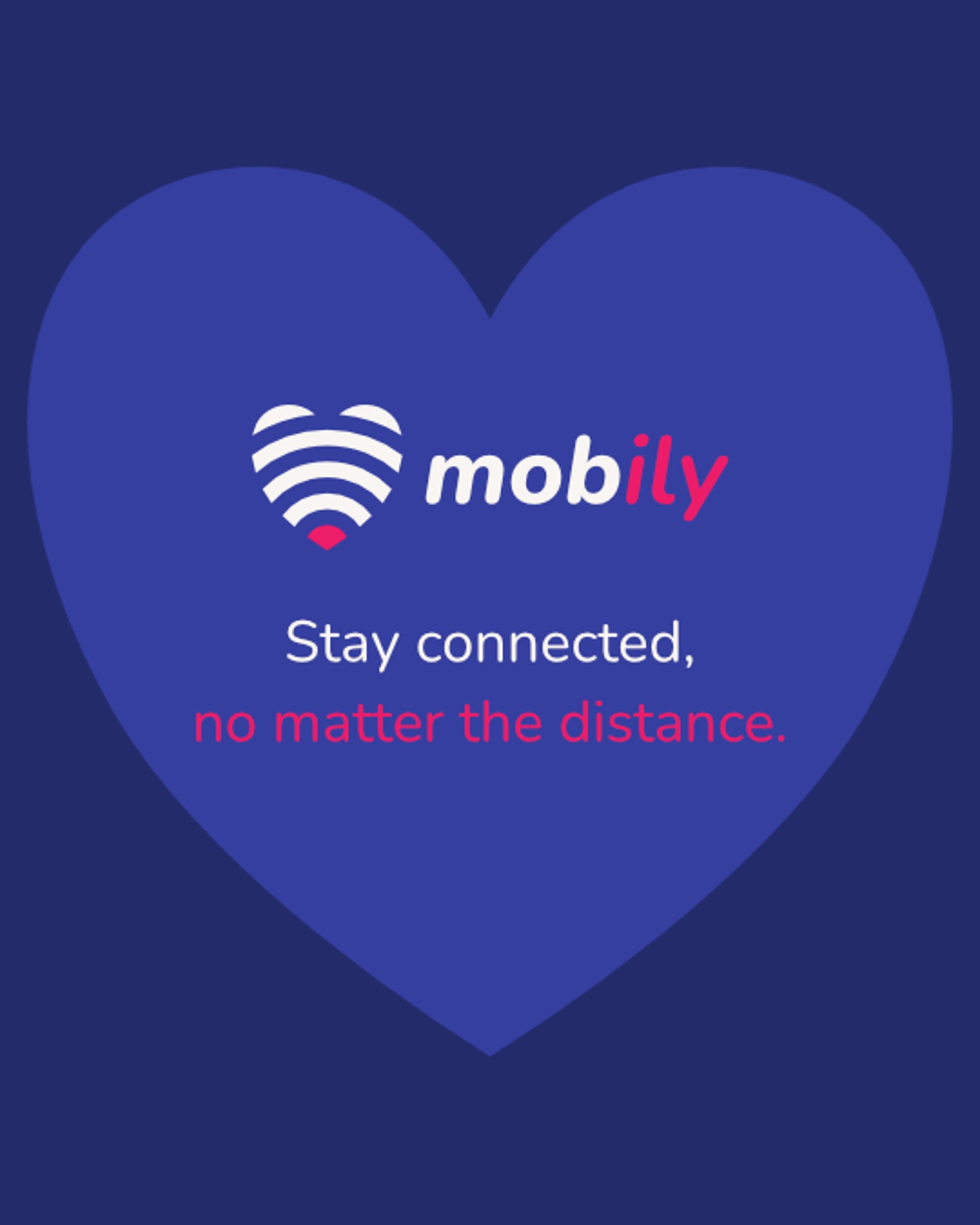 Carousel Slide 5 - "Stay connected, no matter the distance."