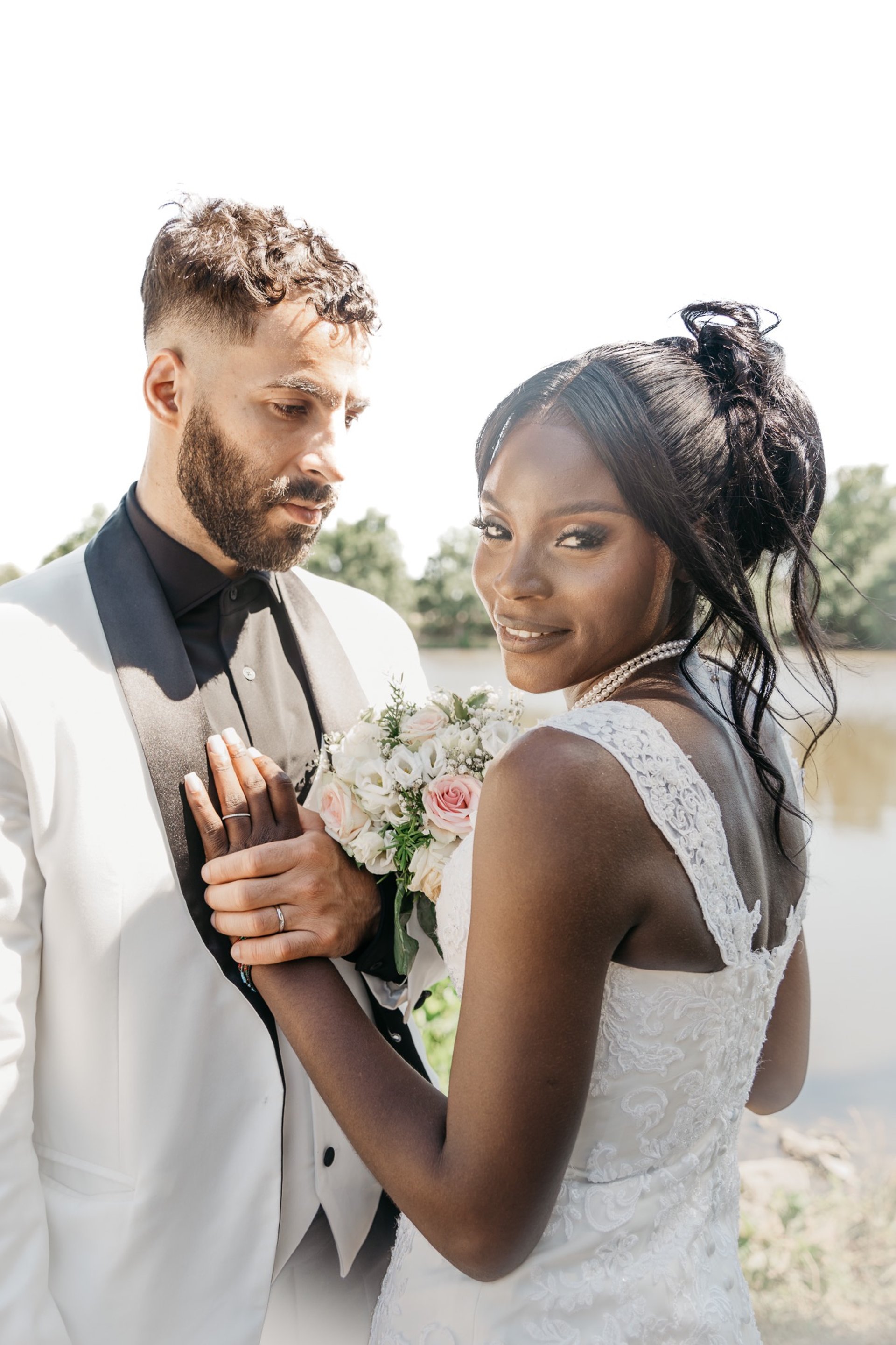 people lifting woman in the air
