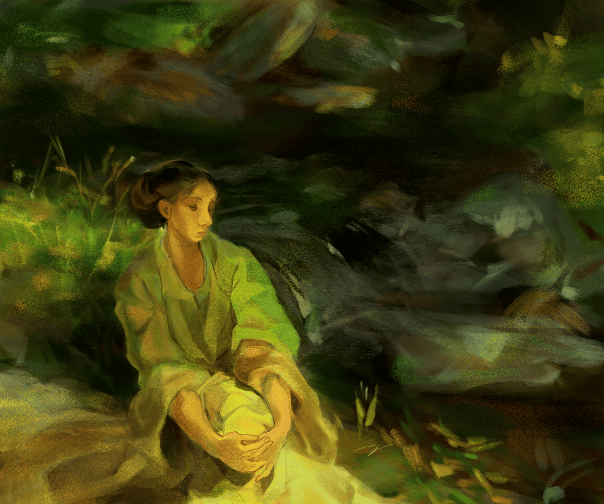 an abstract photo of a curved building with a blue sky in the background