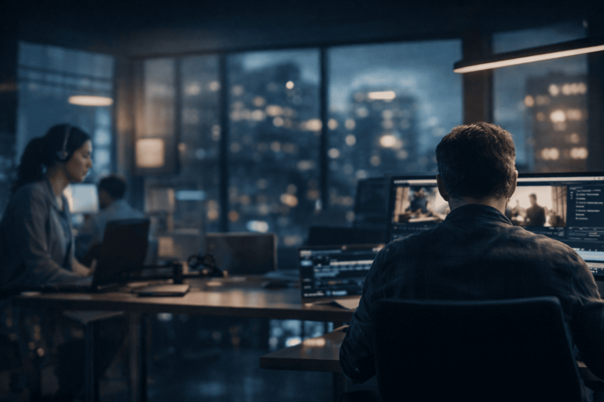 Magic Keyboard beside mug and click pen