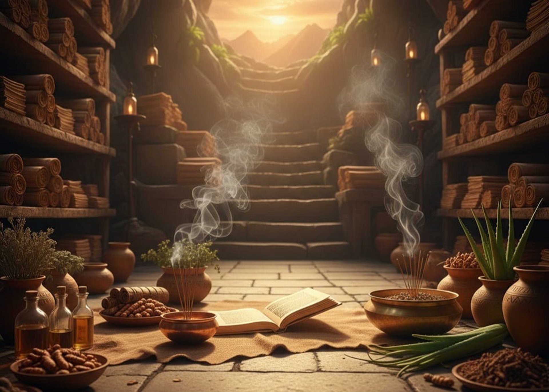 woman holding dried flower