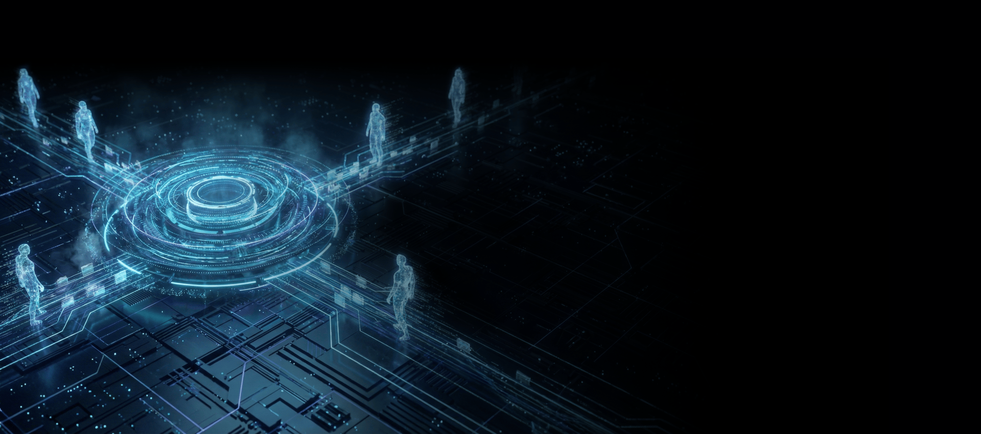 an abstract photo of a curved building with a blue sky in the background