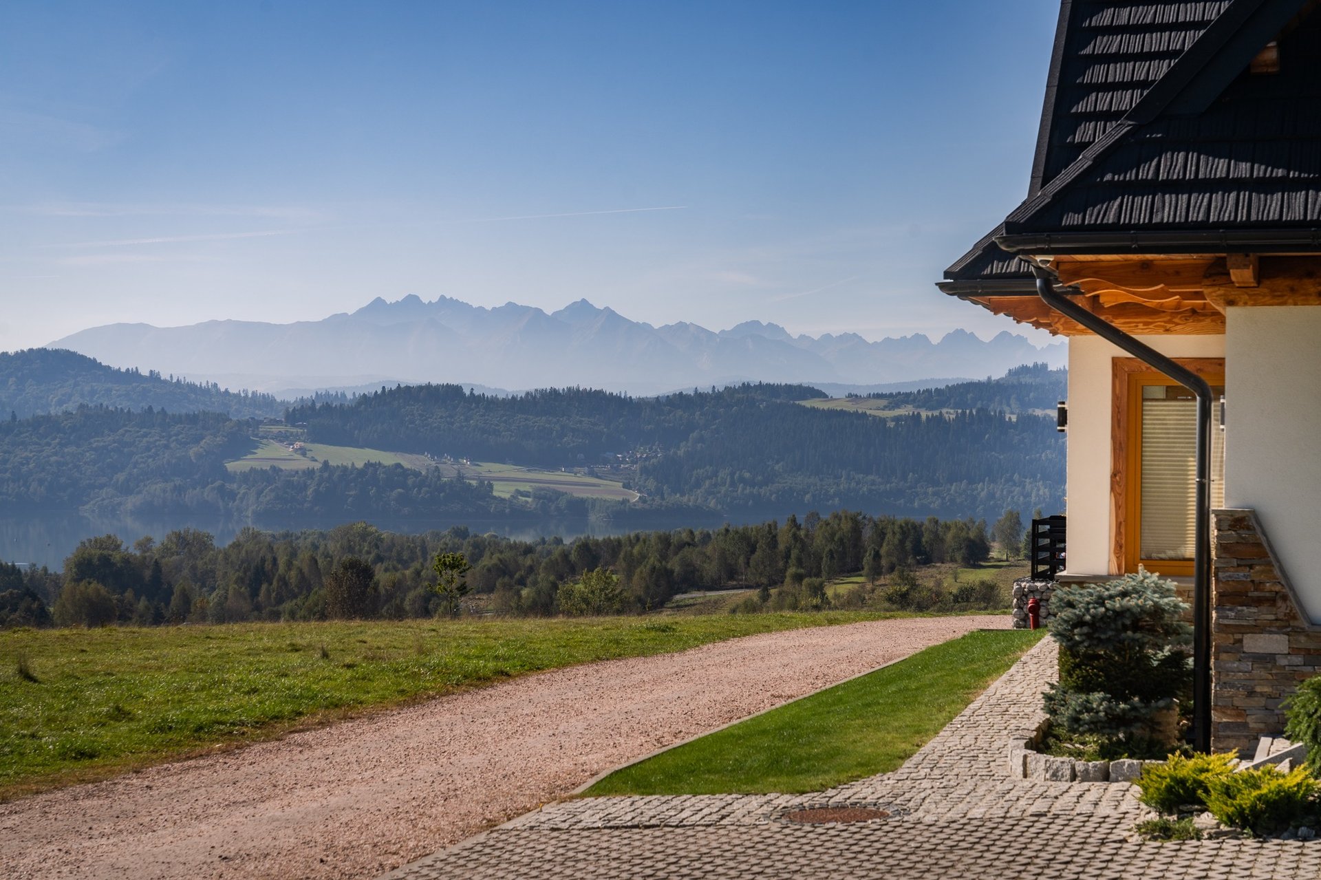 mountain range under blue sky
