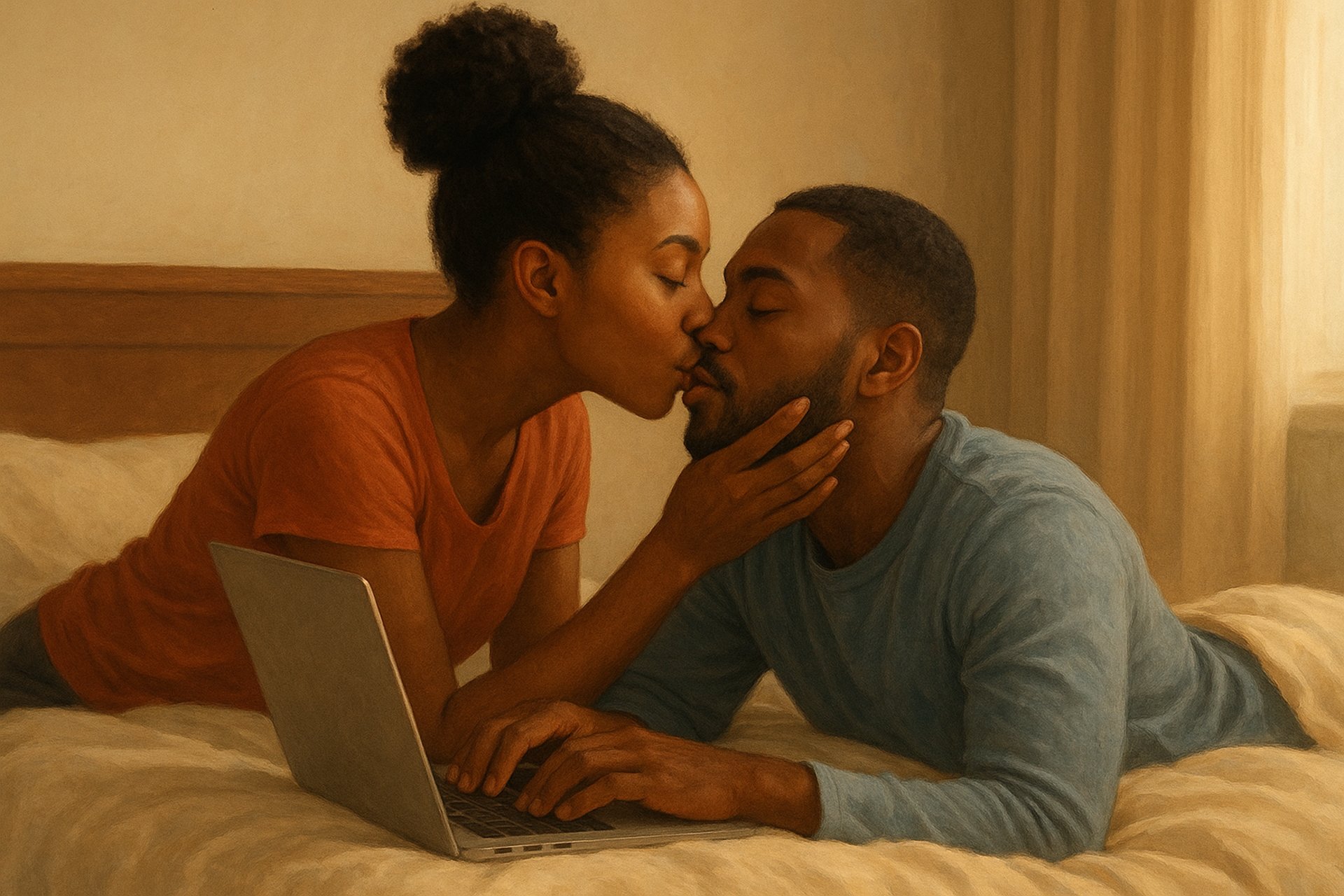 an abstract photo of a curved building with a blue sky in the background