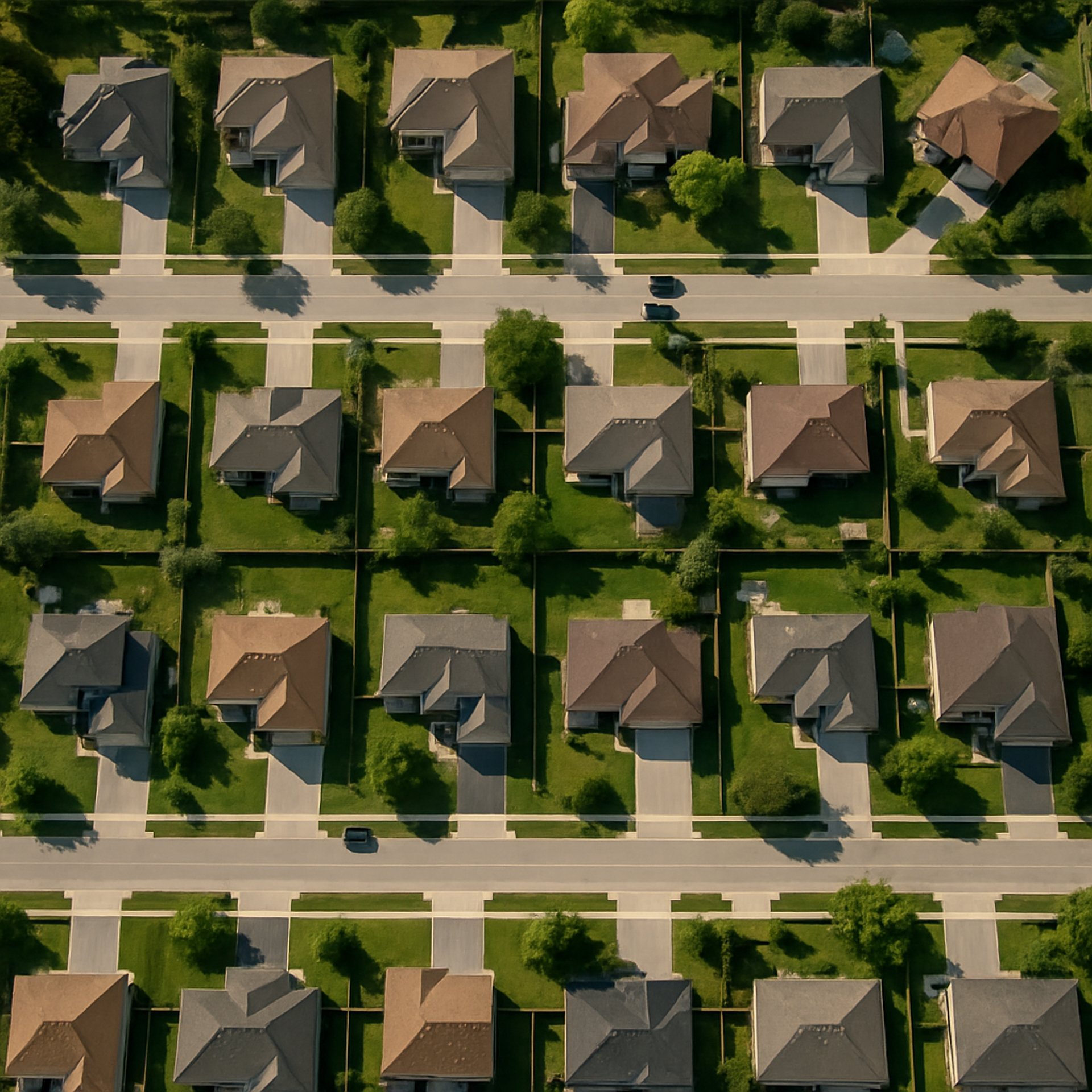 architectural photography of gray building