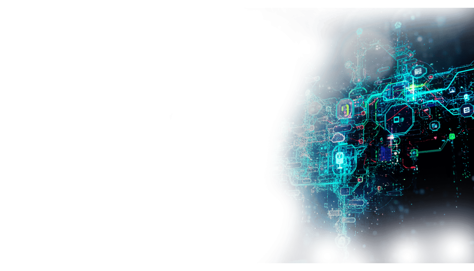 an abstract photo of a curved building with a blue sky in the background