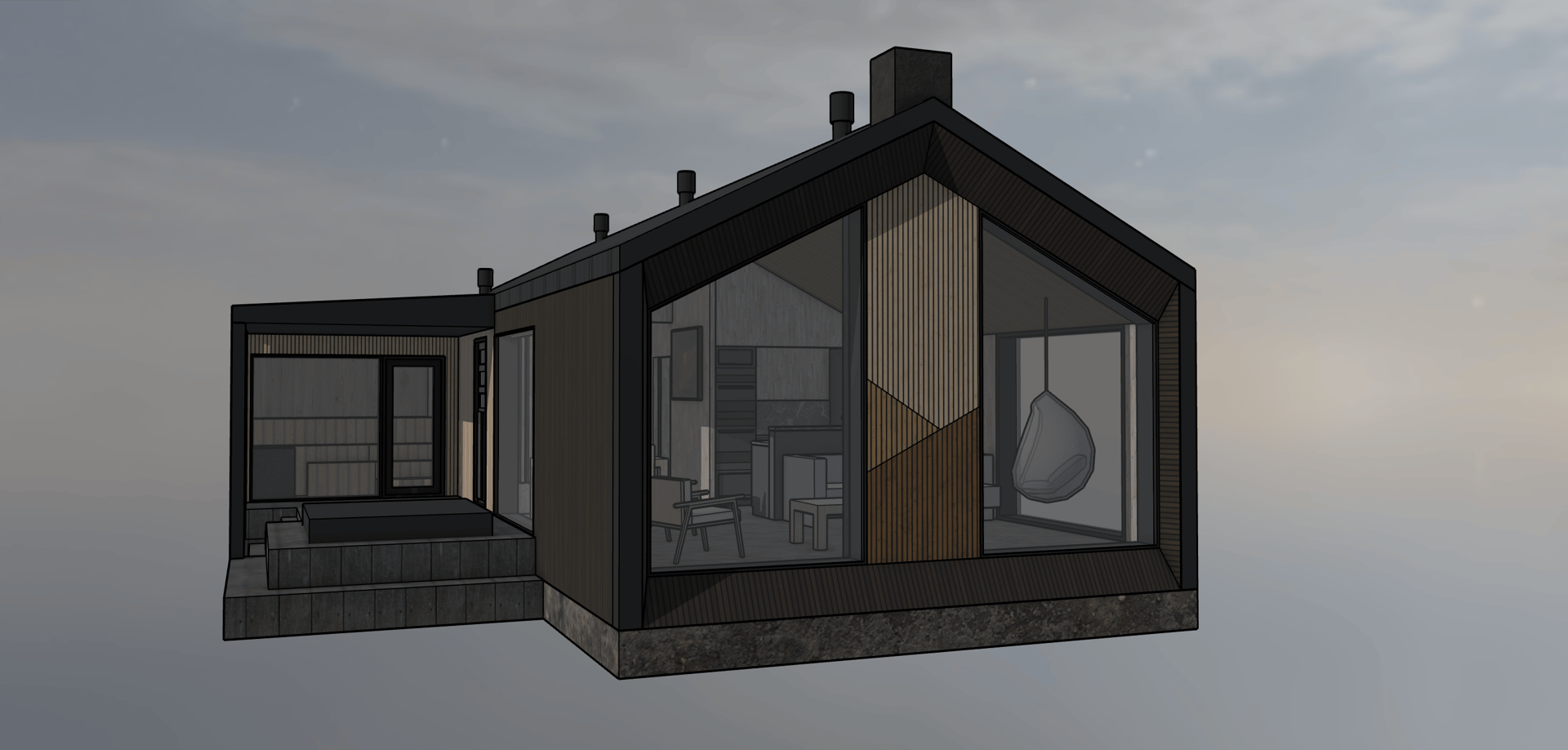 mountain range under blue sky