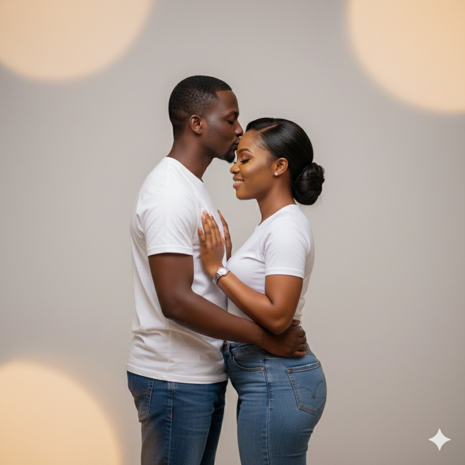 couple wearing silver-colored rings