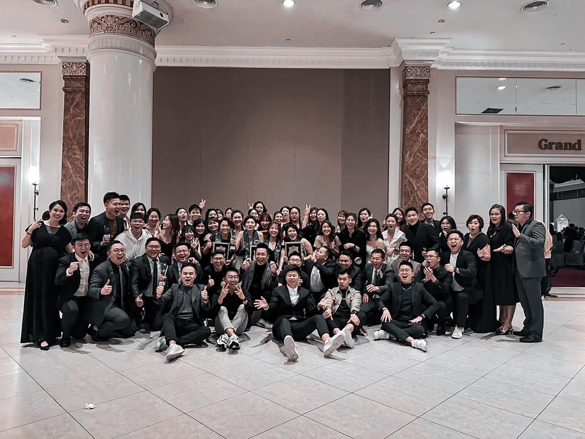 black and brown leather padded tub sofa