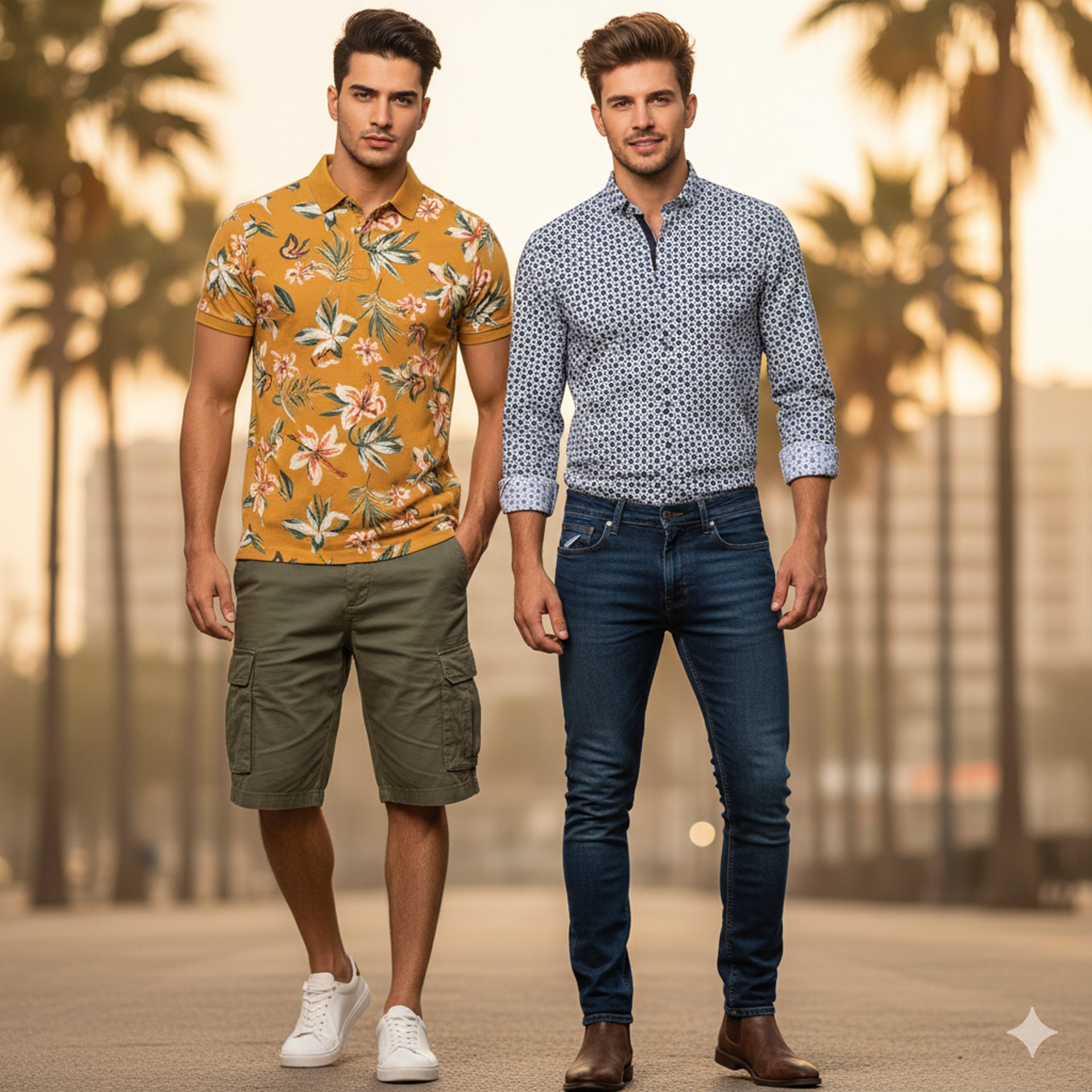 men's washed denim jacket riding a skateboard