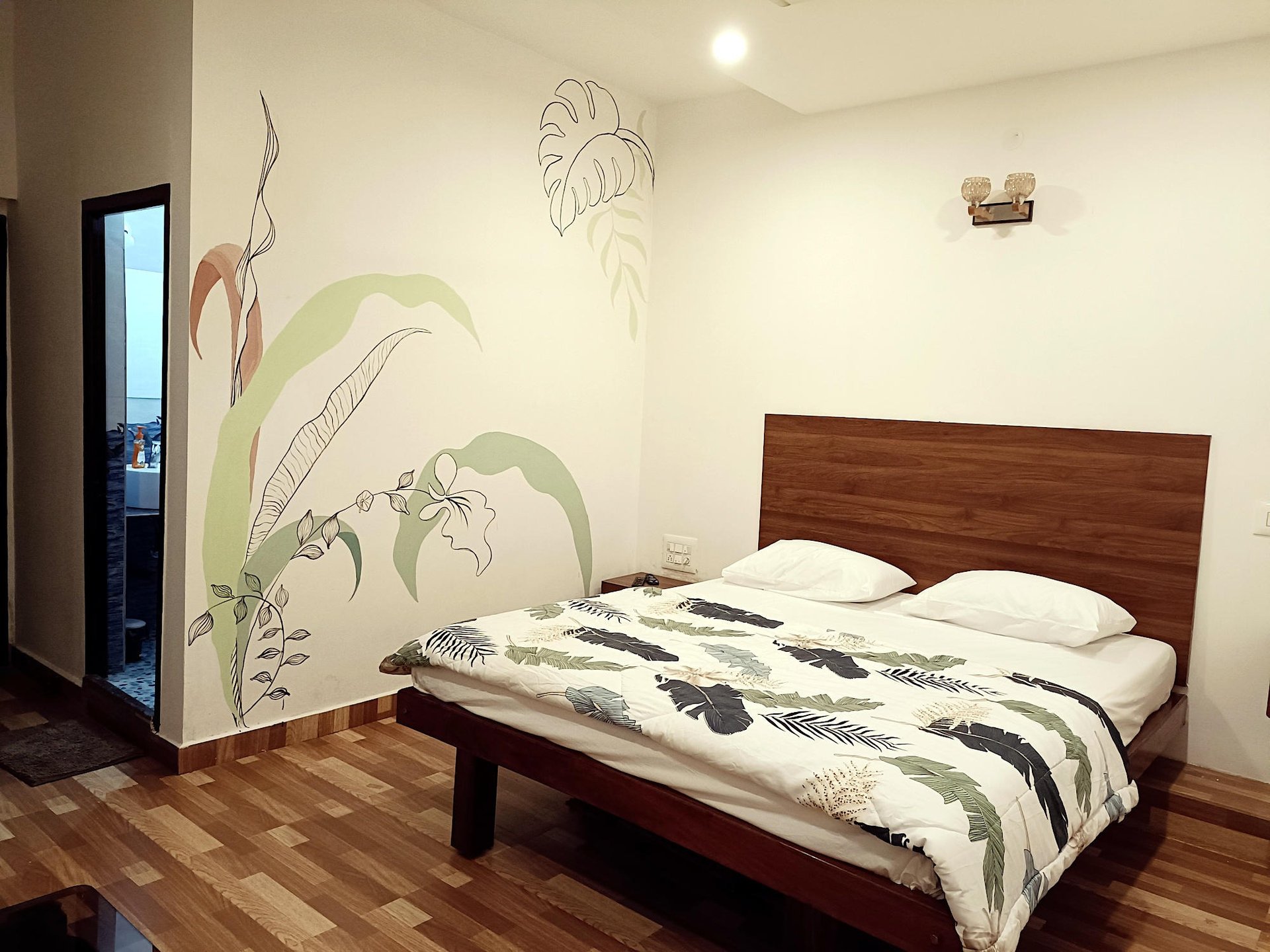 black and white bed linen