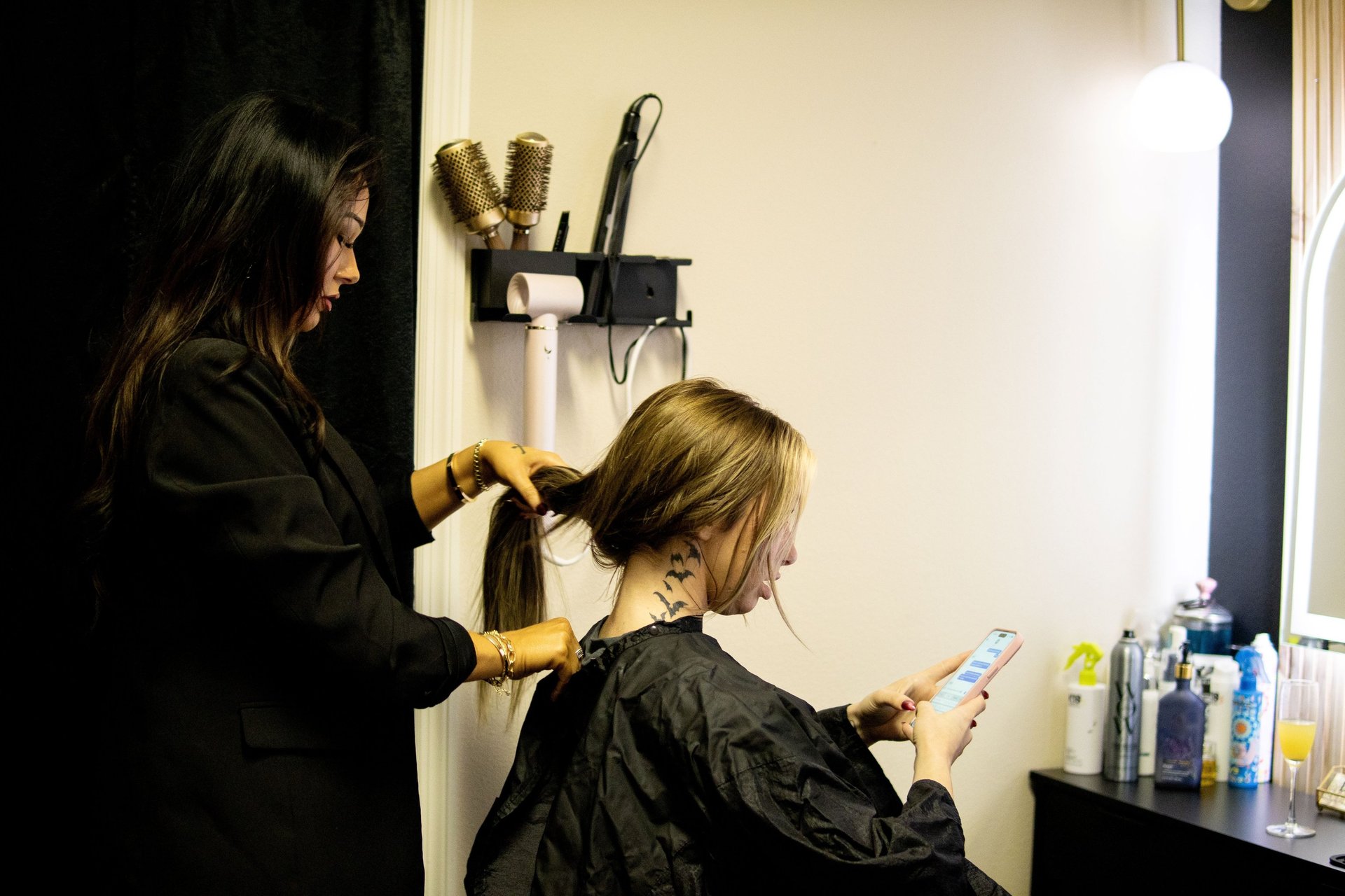 woman wearing yellow long-sleeved dress under white clouds and blue sky during daytime