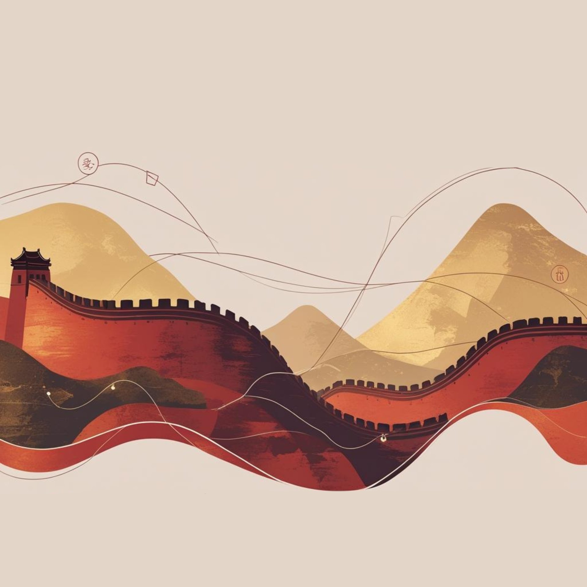 an abstract photo of a curved building with a blue sky in the background