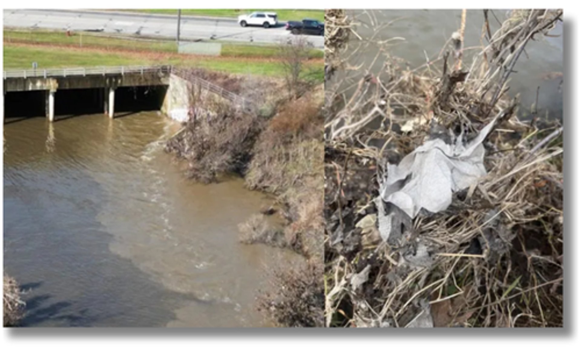 a road sign with orange cones