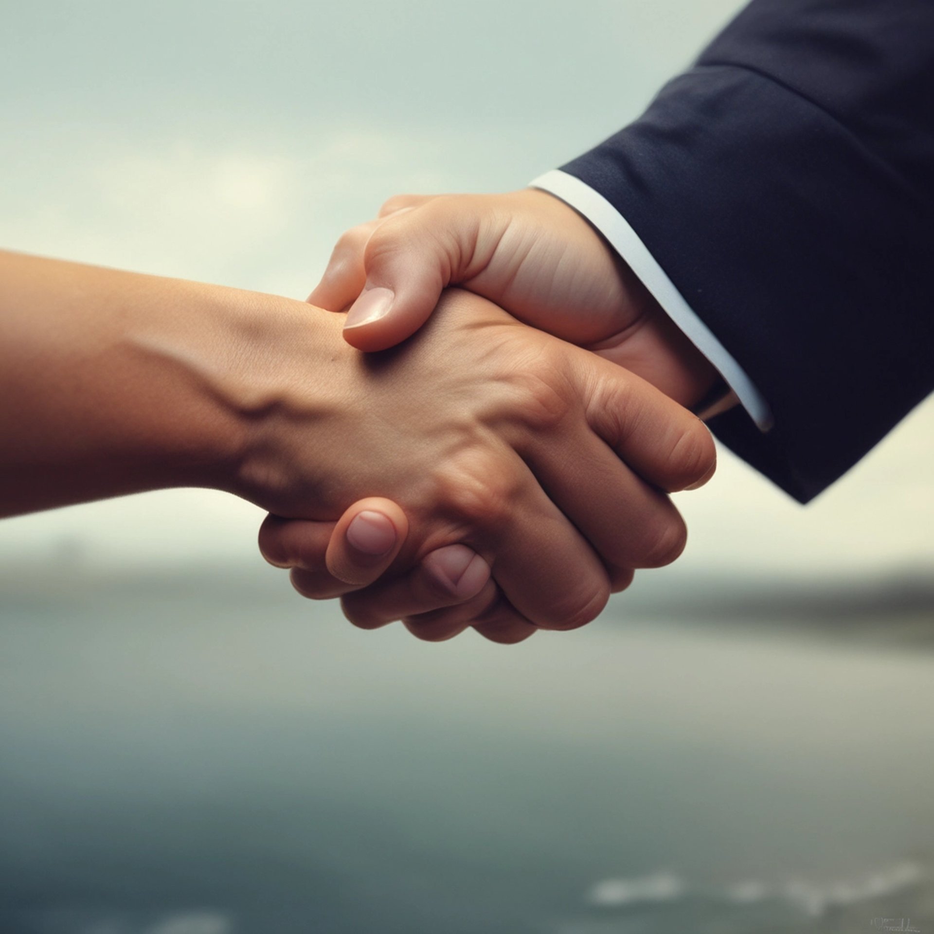 person holding hands of another person