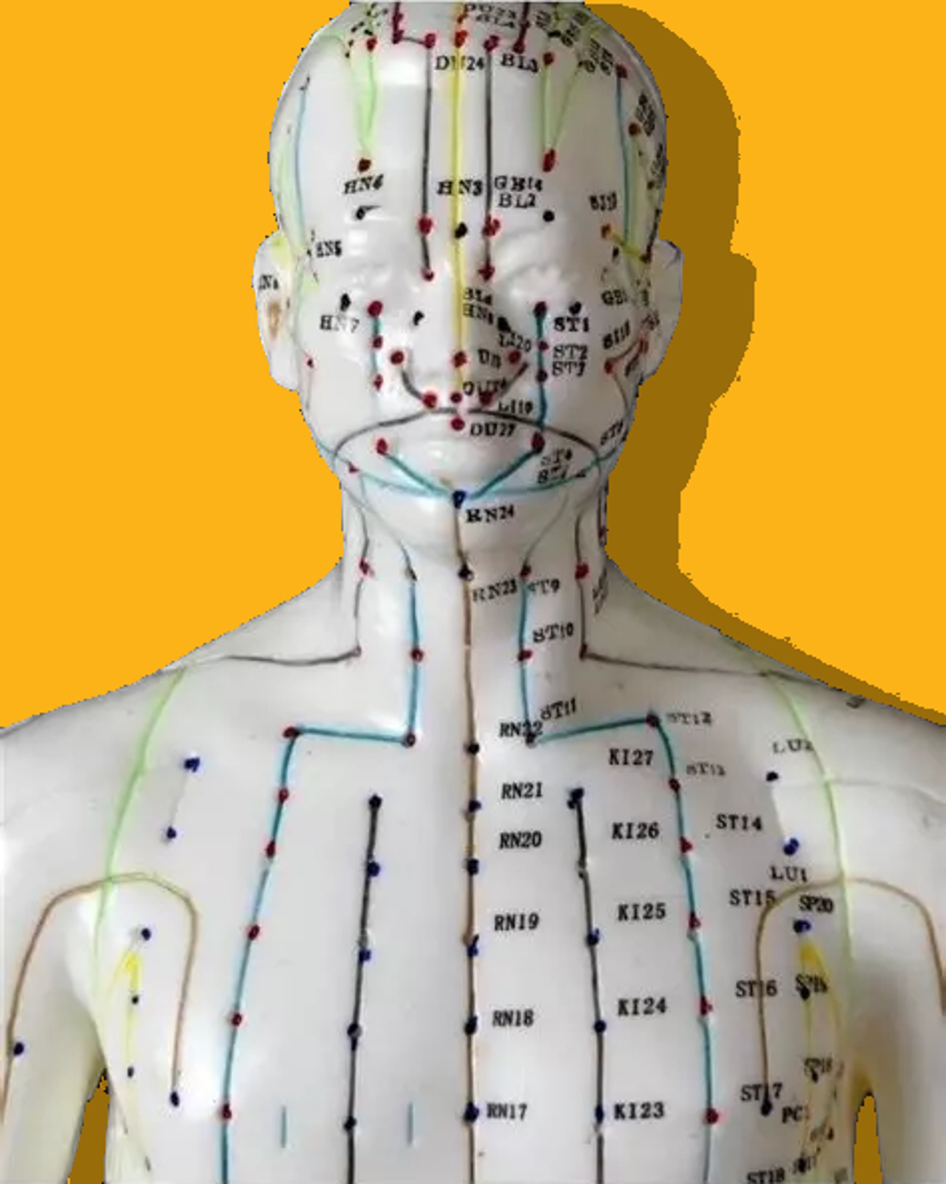 black blue and yellow textile