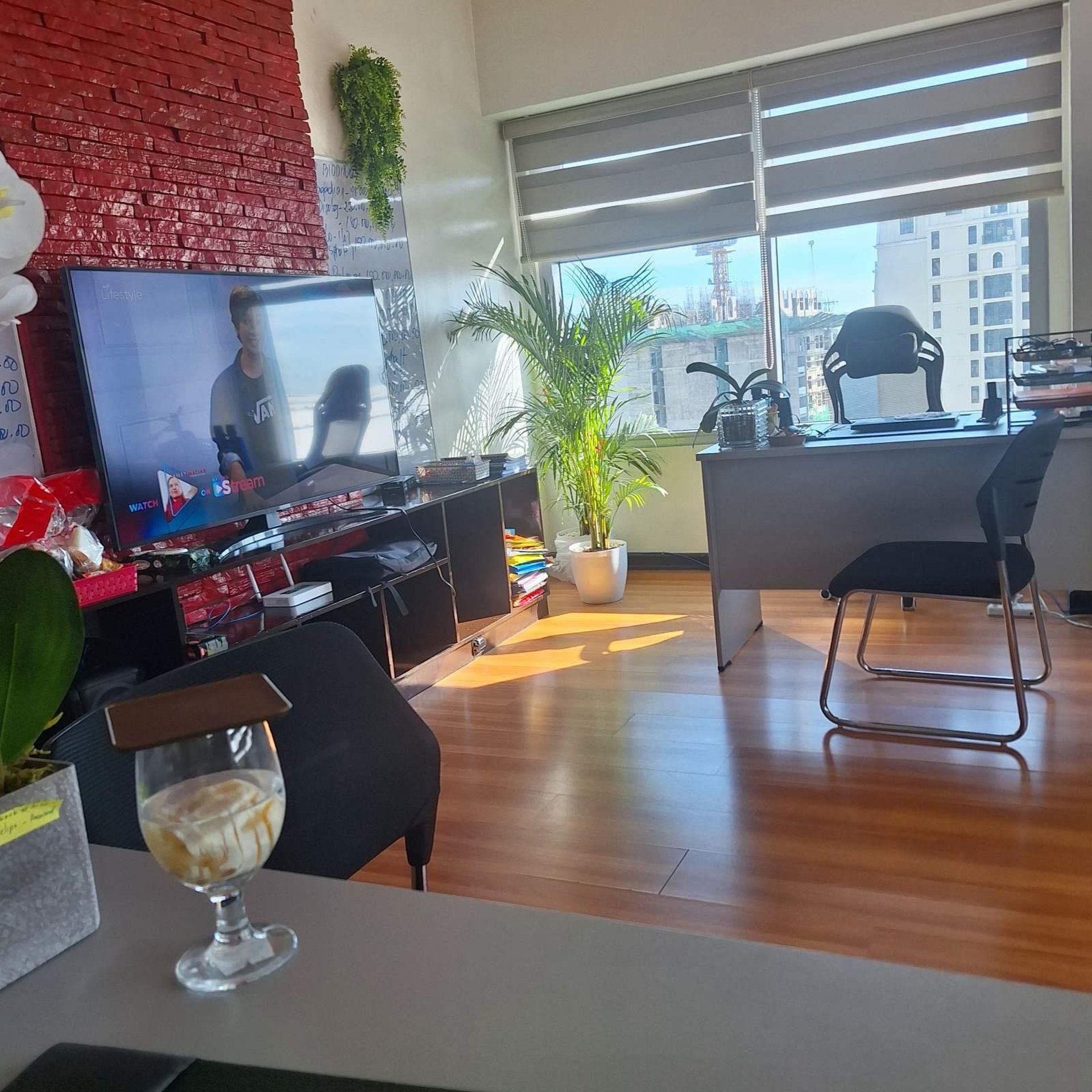 brown wooden table with chairs
