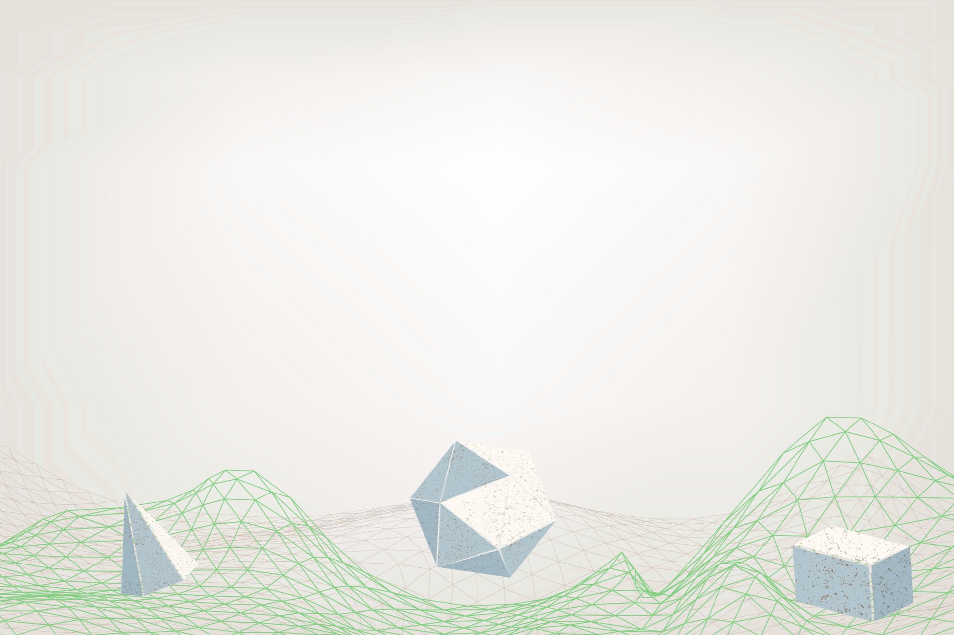 a group of small plastic toys