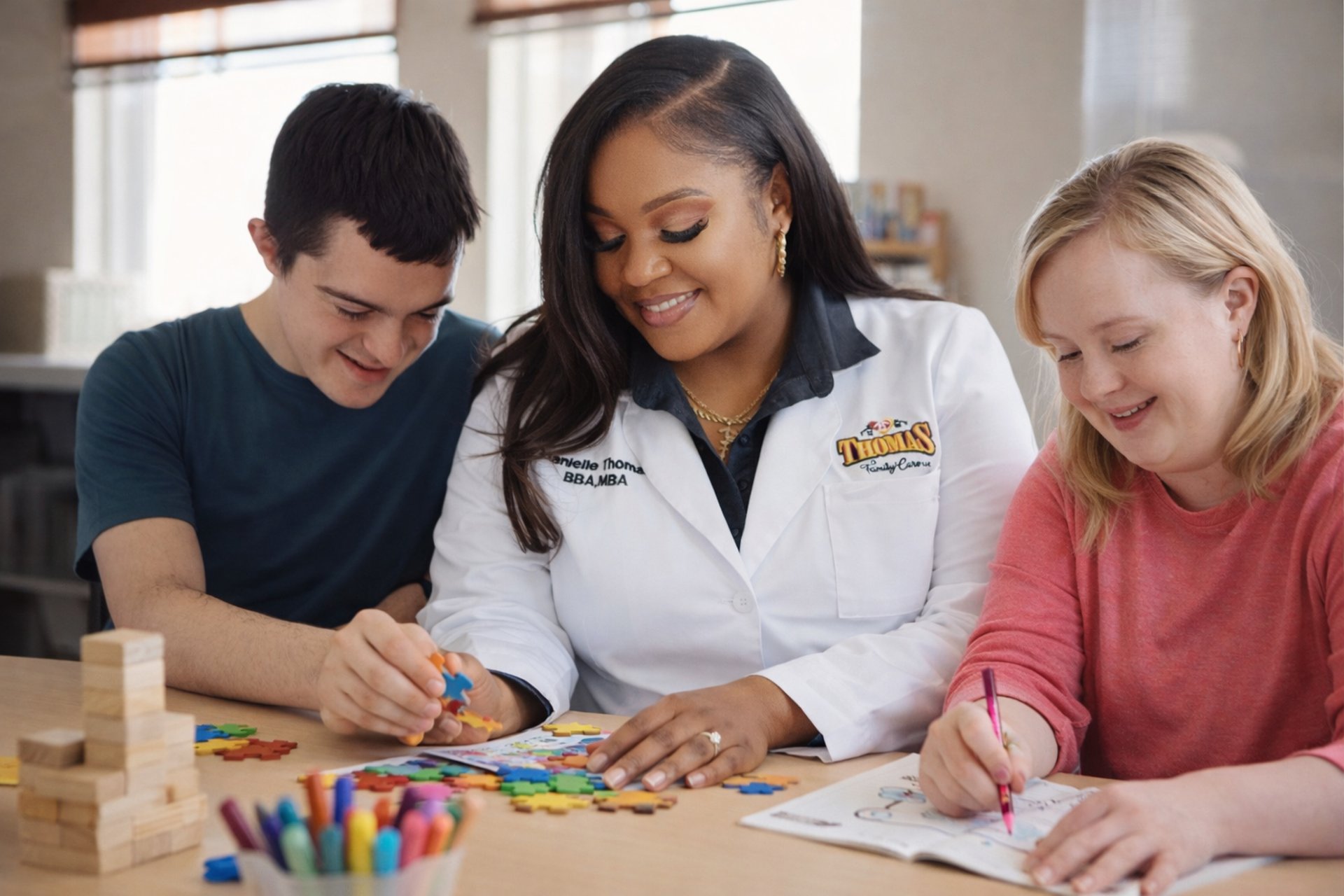 photo of two man and one woman standing near tree