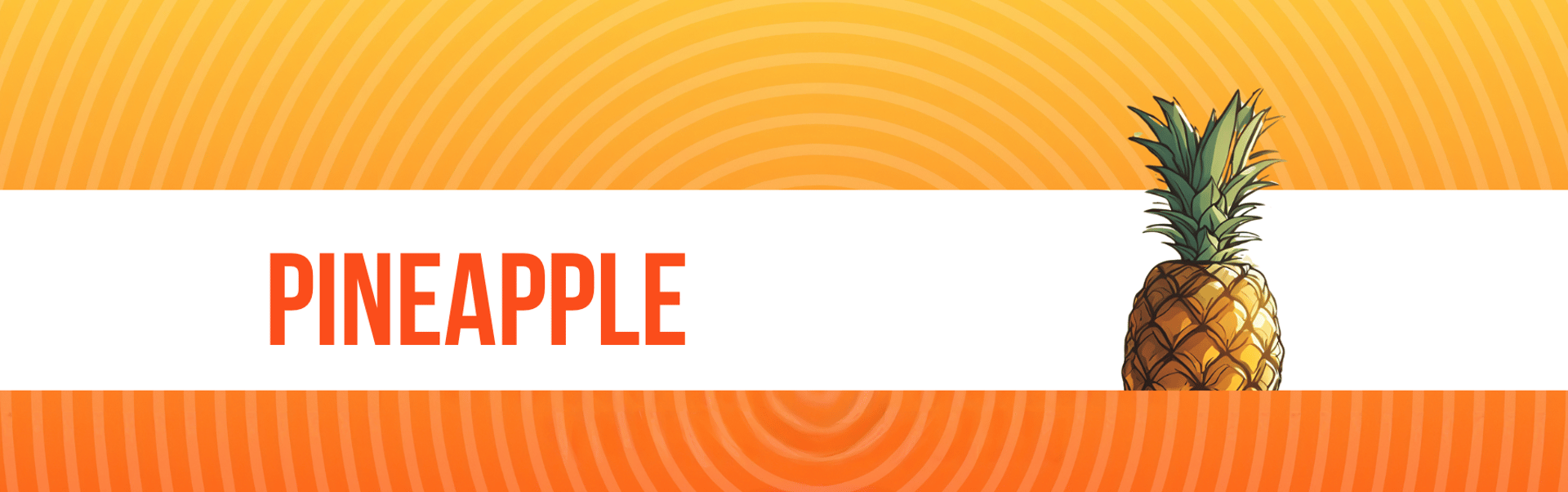 rule of thirds orange of pineapple