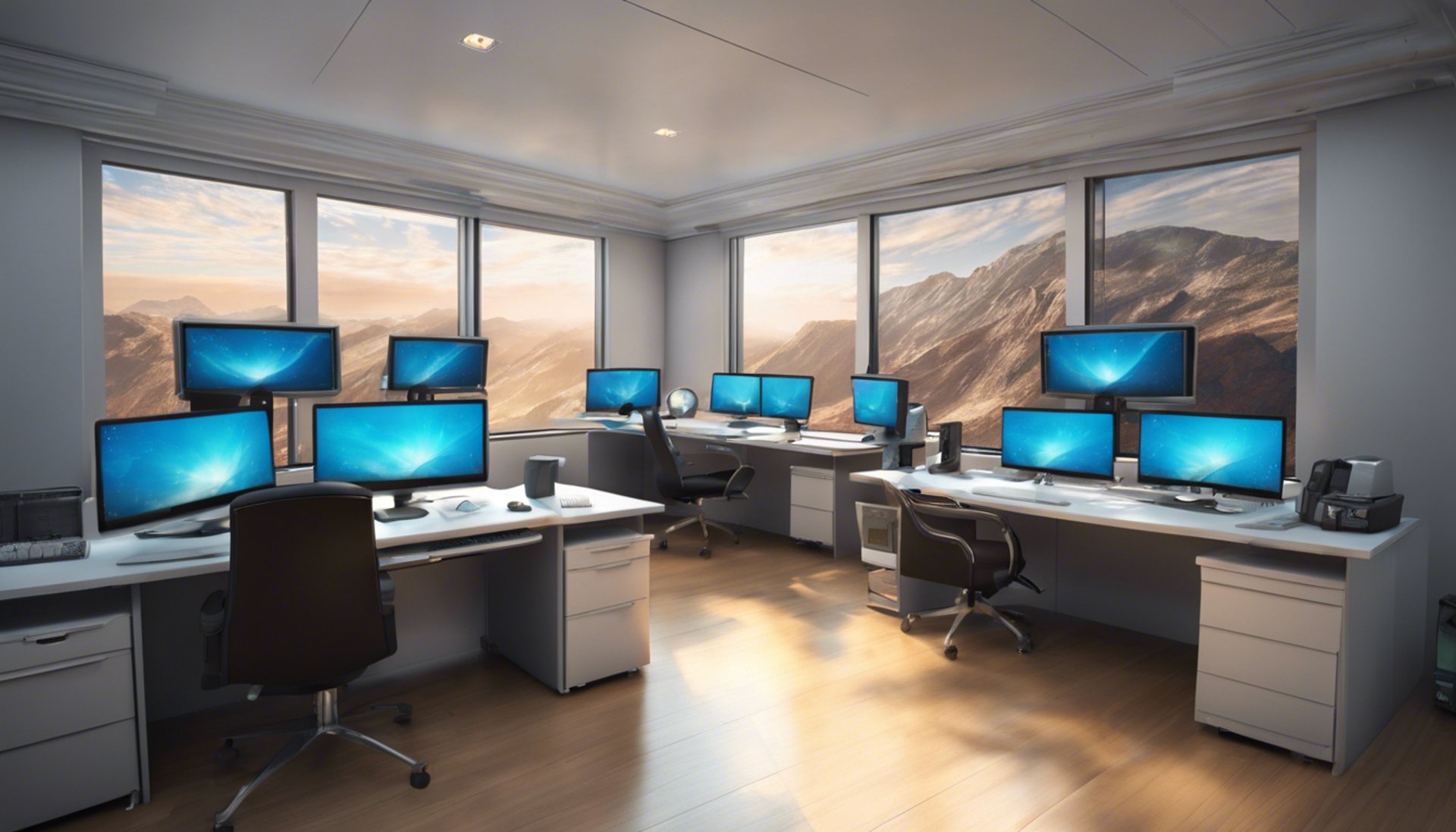 gray computer monitor