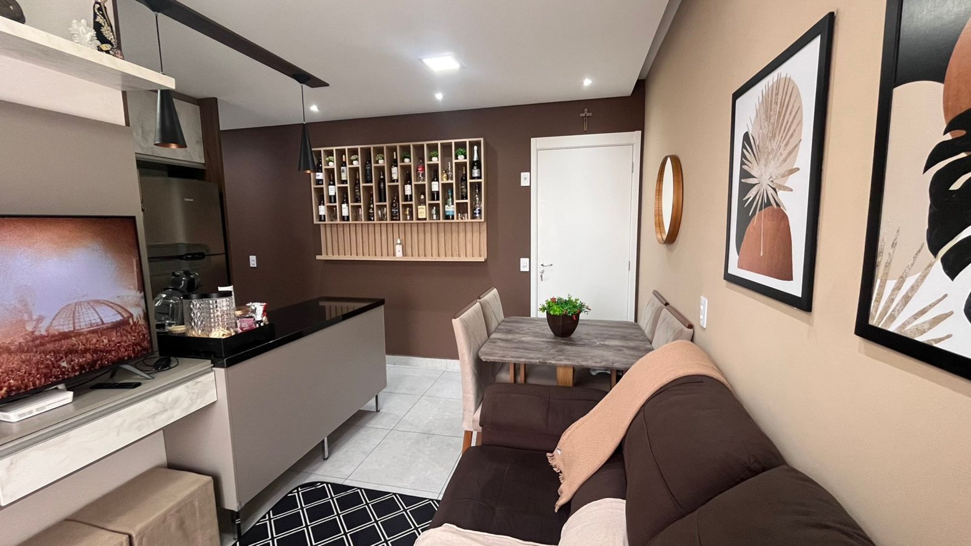 an abstract photo of a curved building with a blue sky in the background