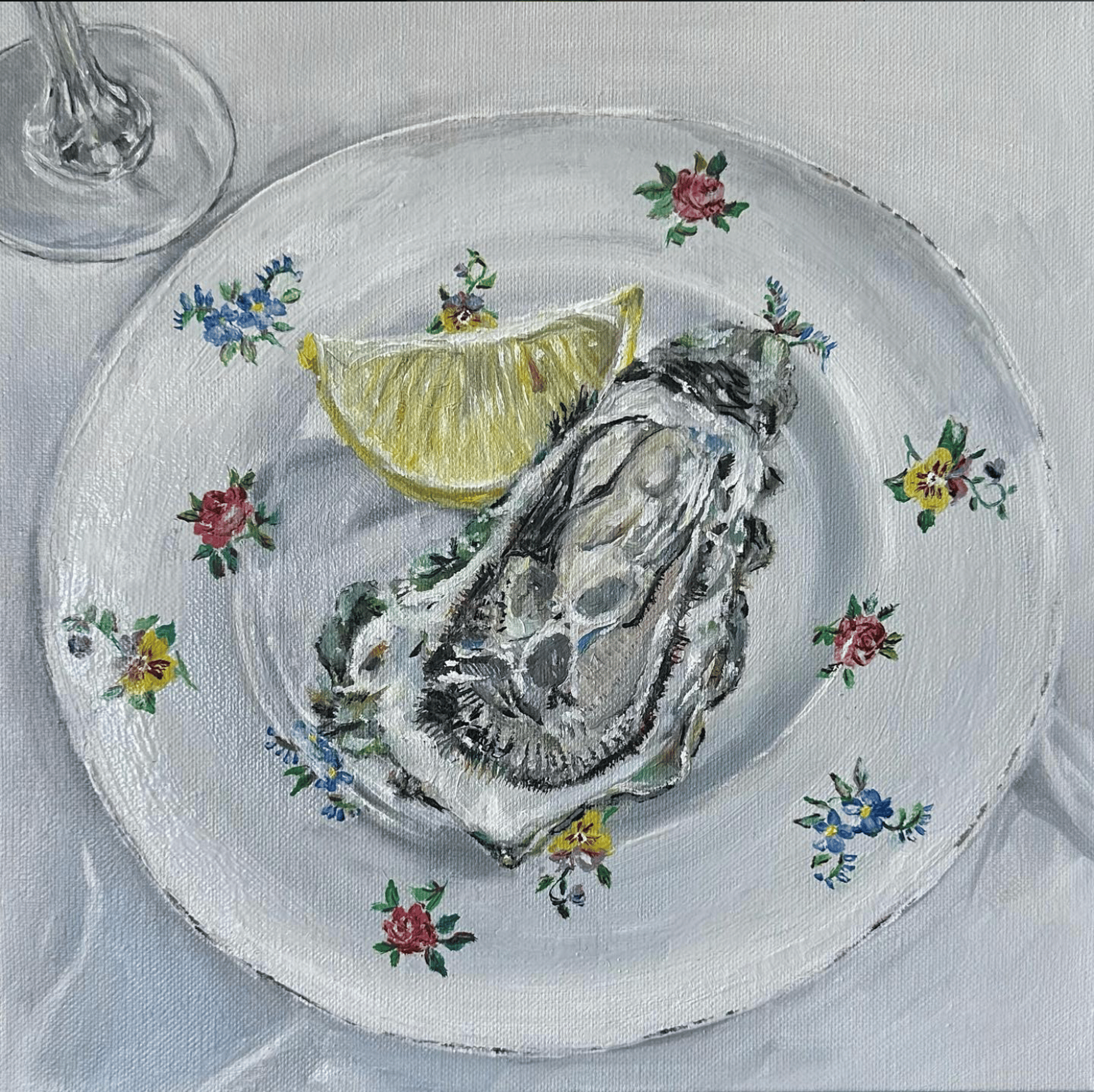 woman holding dried flower