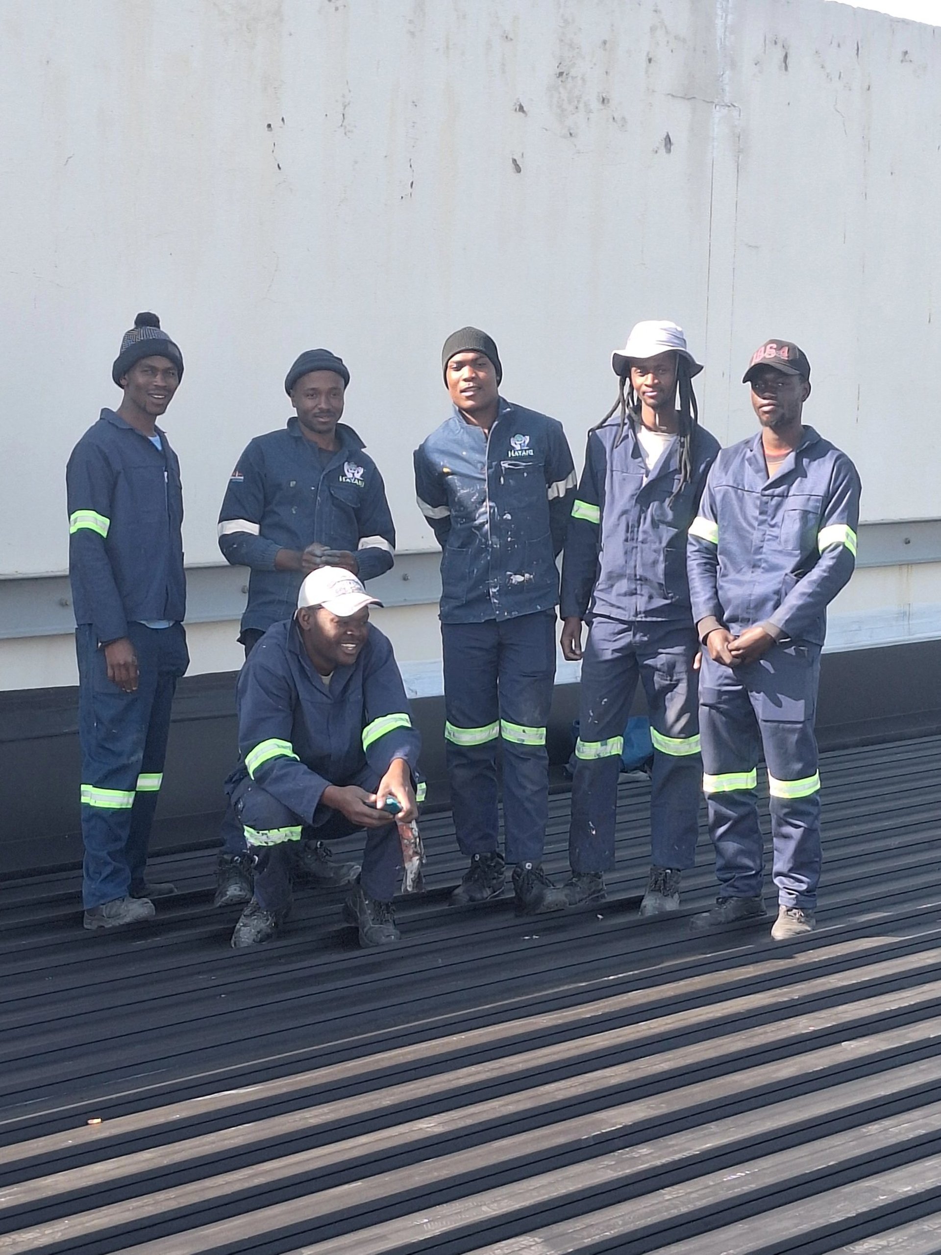 Environmental Pro Construction roofing team, Bloemfontein