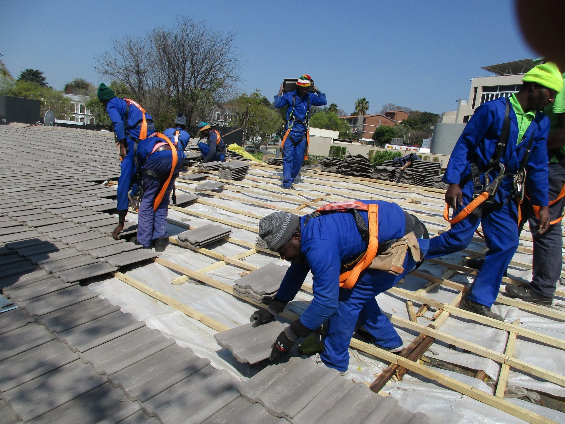 Roofing project, Sandton. Environmental Pro Construction