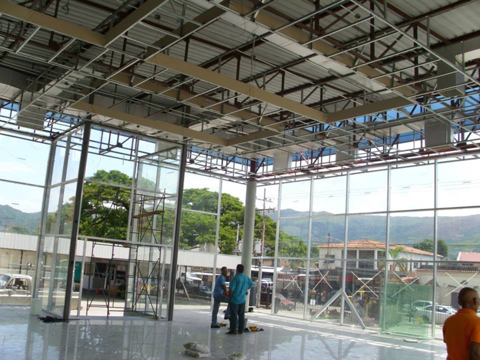 person wearing grey knit sweater