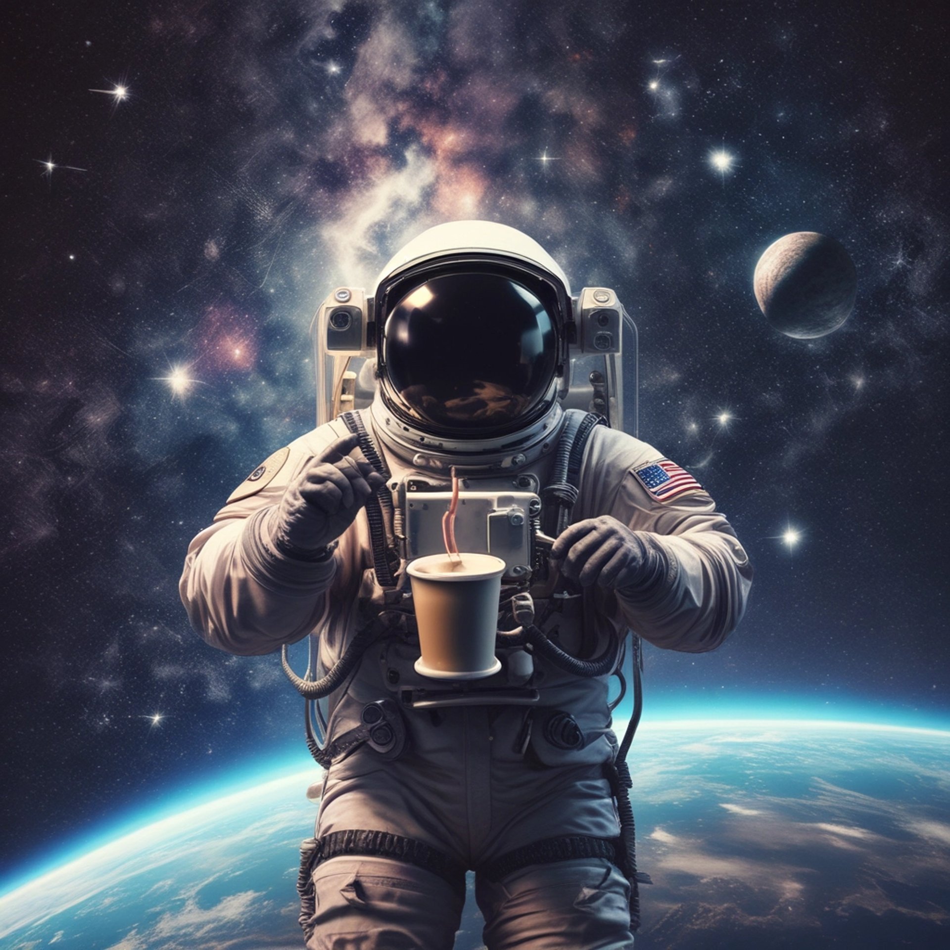 Lego astronaut on gray surface
